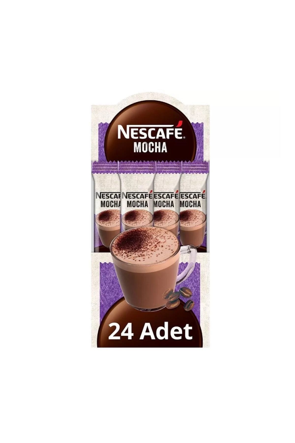 Nescafe Mocha Çikolatalı Köpüklü Kahve 17 Gr X 24 Adet