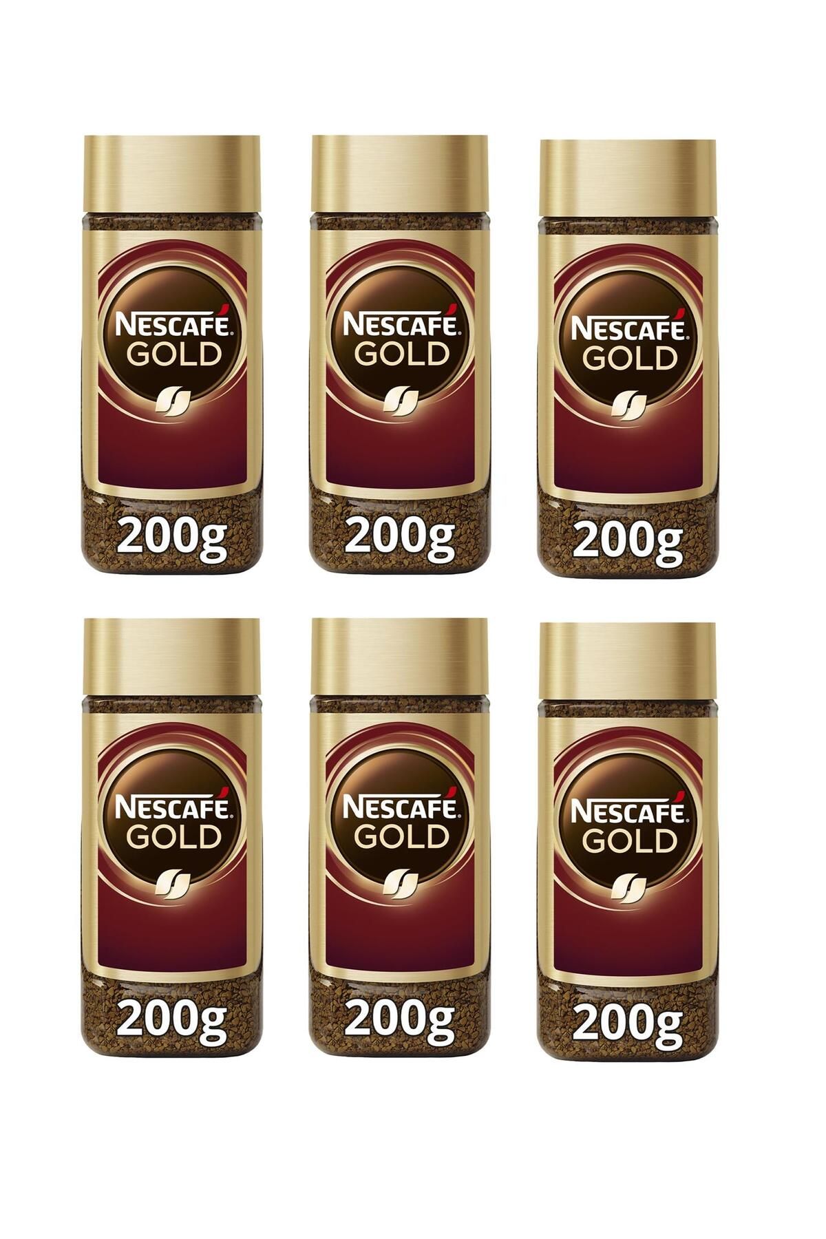 Nescafe Gold Kahve Cam 200 Gr X 6 Adet