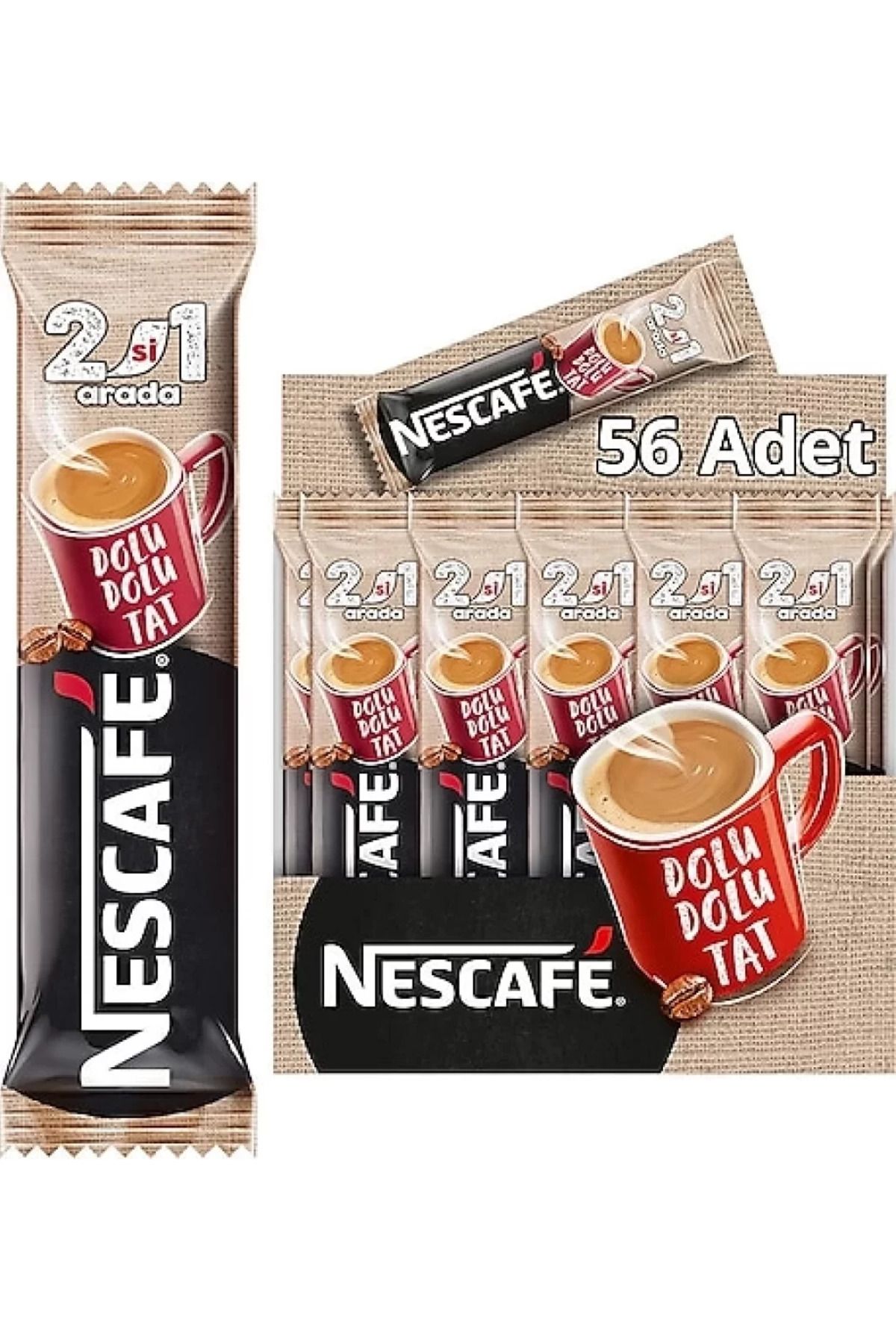 Nescafe 2Si1 Arada Sütlü Kahve 10 Gr X 56 Adet