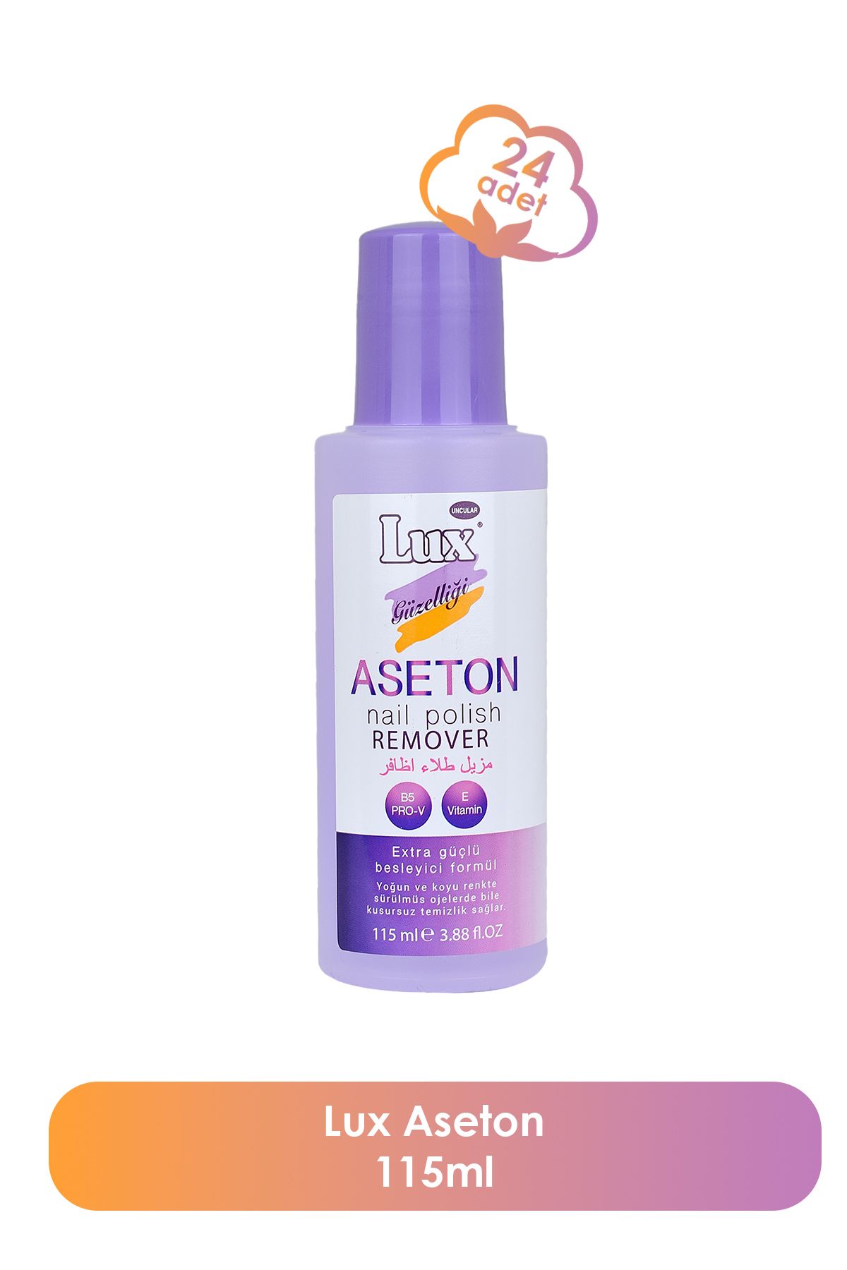 Lux Pamuk Lux Aseton 115ml X 24