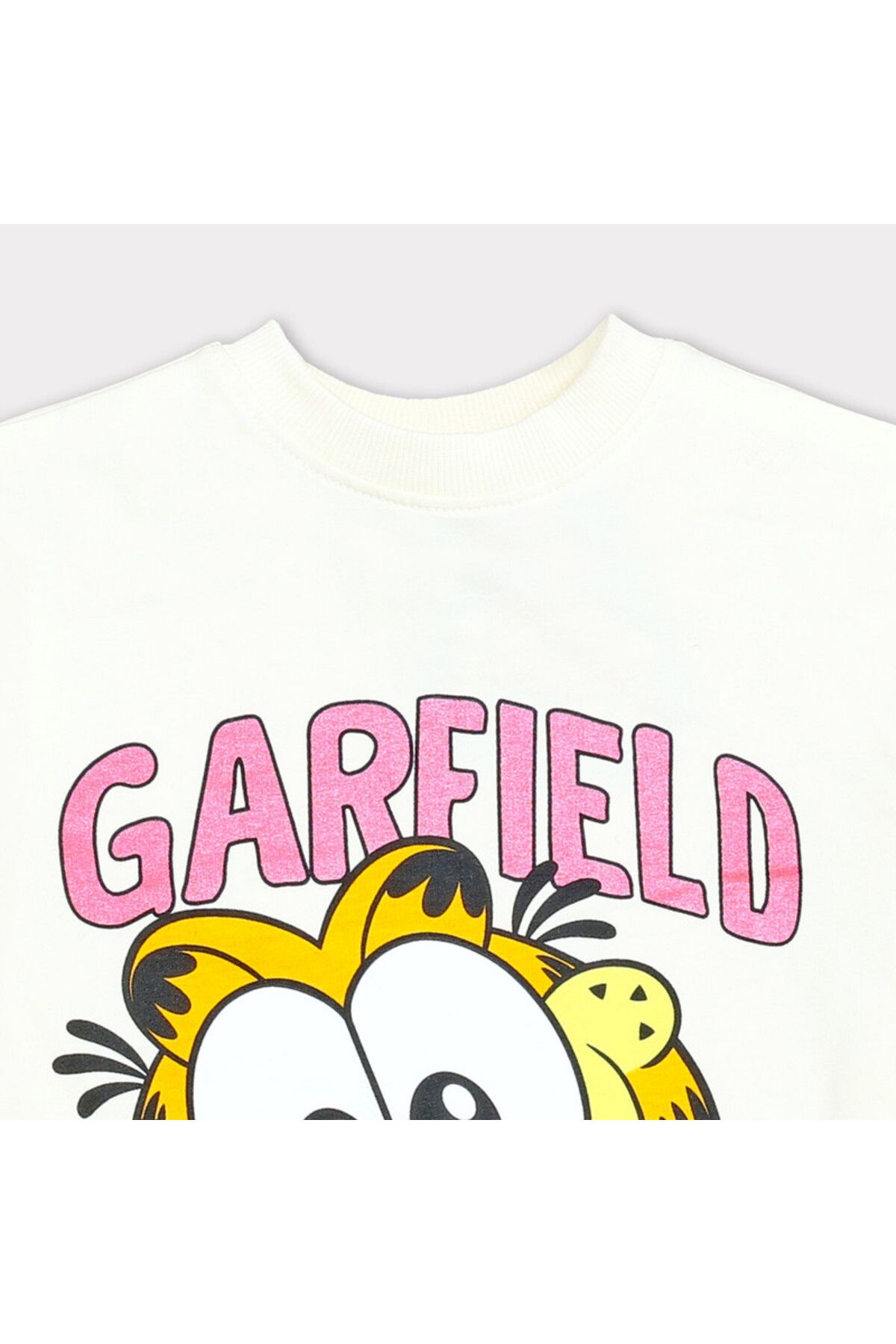 GARFIELD-طقم سويت شيرت وبنطلون رياضي للبنات الصغار - 5 سنوات 6