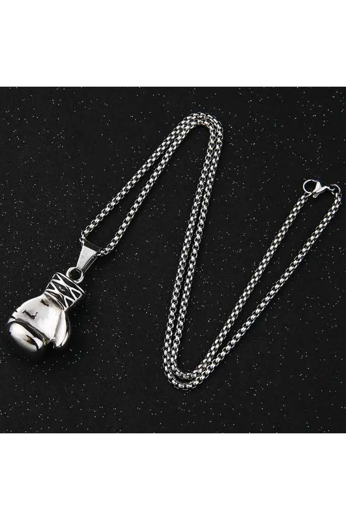 FG KONNİCHİWA-Boxing Glove Necklace Steel Necklace 6