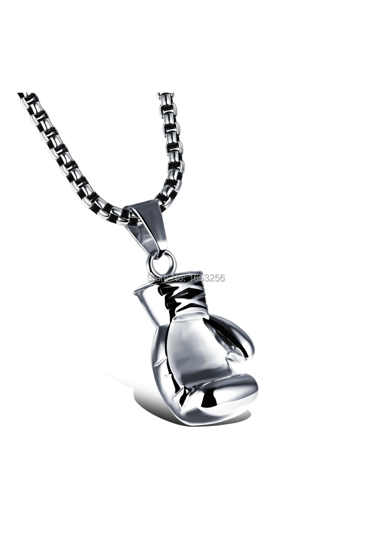 FG KONNİCHİWA-Boxing Glove Necklace Steel Necklace 4