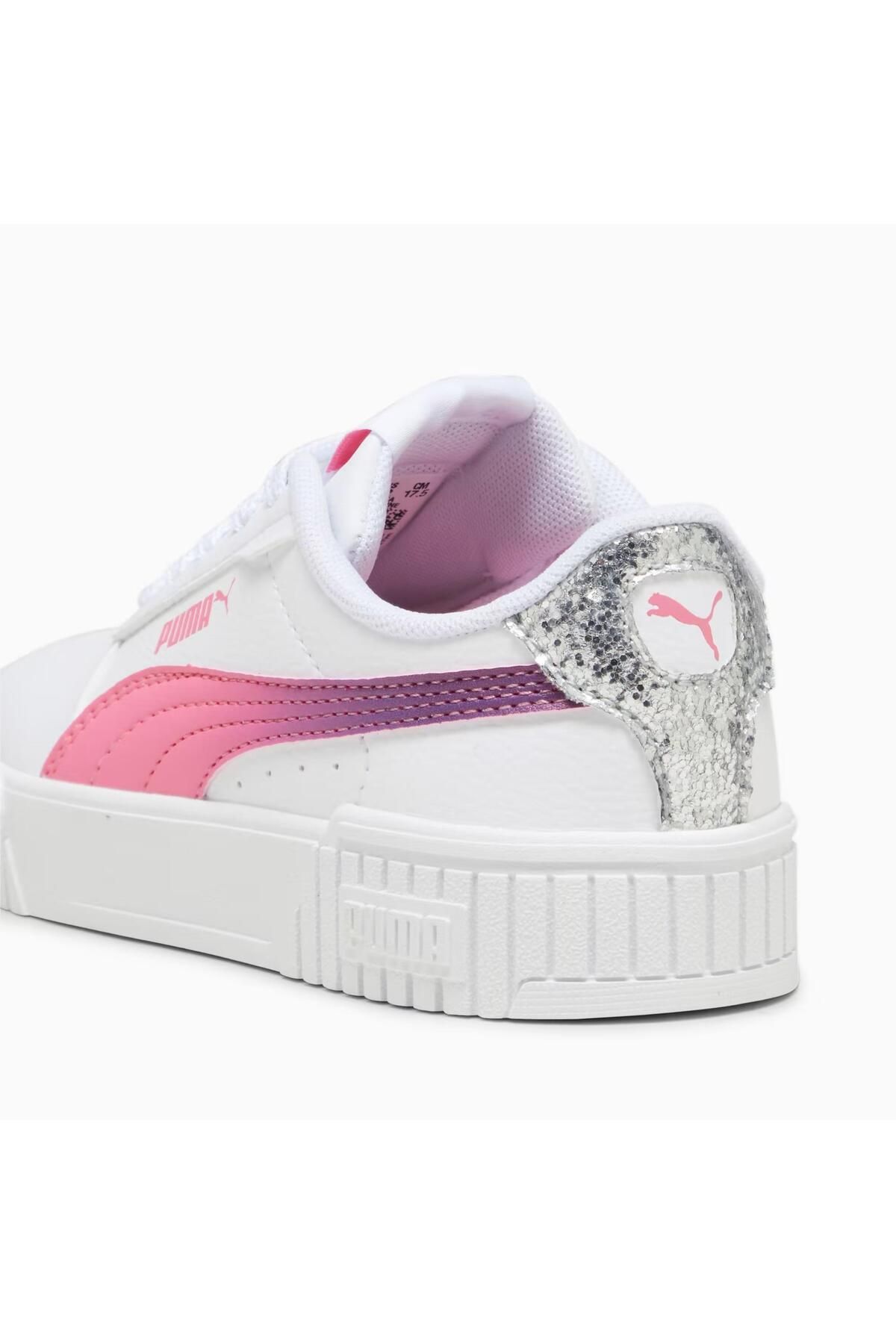 اسنیکر سفید زنانه Carina 2.0 Star Glow Jr کفش ورزشی Puma