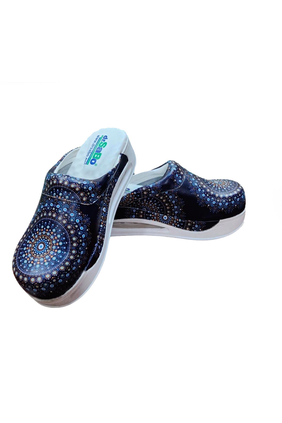 DR SABO-Papuci de lux cu model Quantum, papuci Sabo ortopedici din piele 2