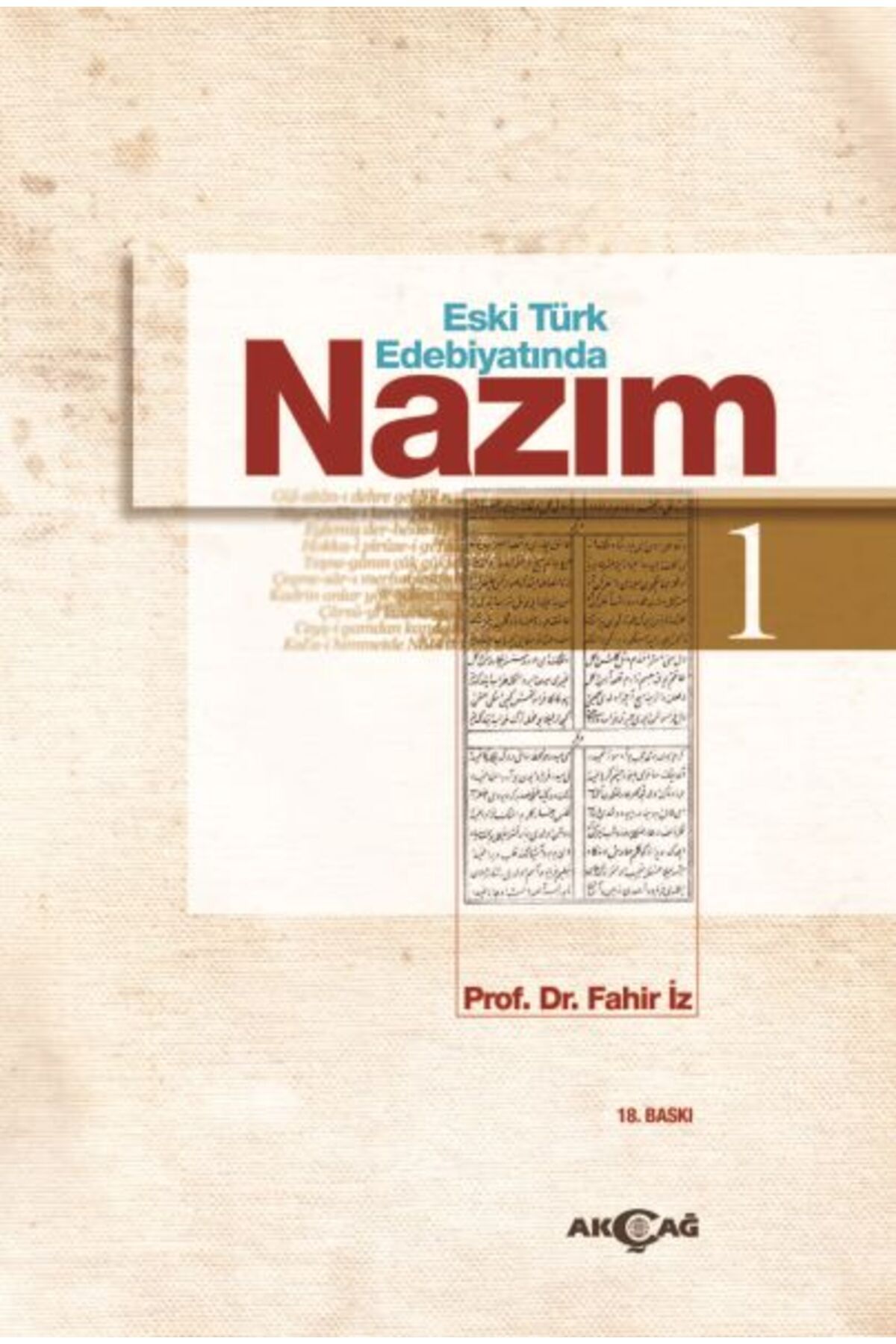 Akçağ Yayınları Eski Türk Edebiyatı Nazım-1