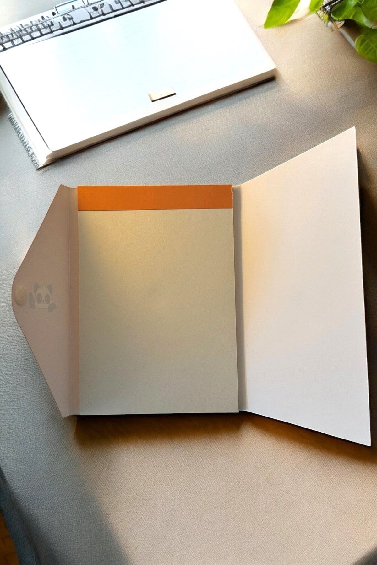 Saltos-120 Sheets of Notepad - Panda Concept, Unlined Diary Notebook, Gift for Schoolmate 4
