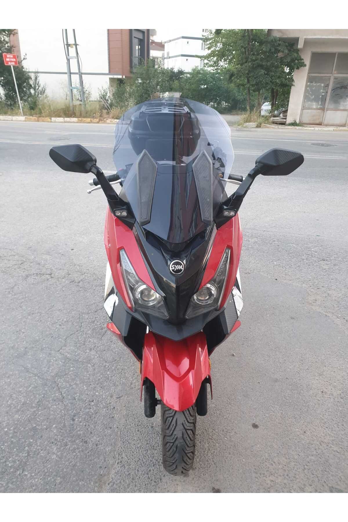 SYM Cruisym 250 i Siperlik Ön Cam 2018 Model 57cm Füme Renkli 4mm UZUN CAM