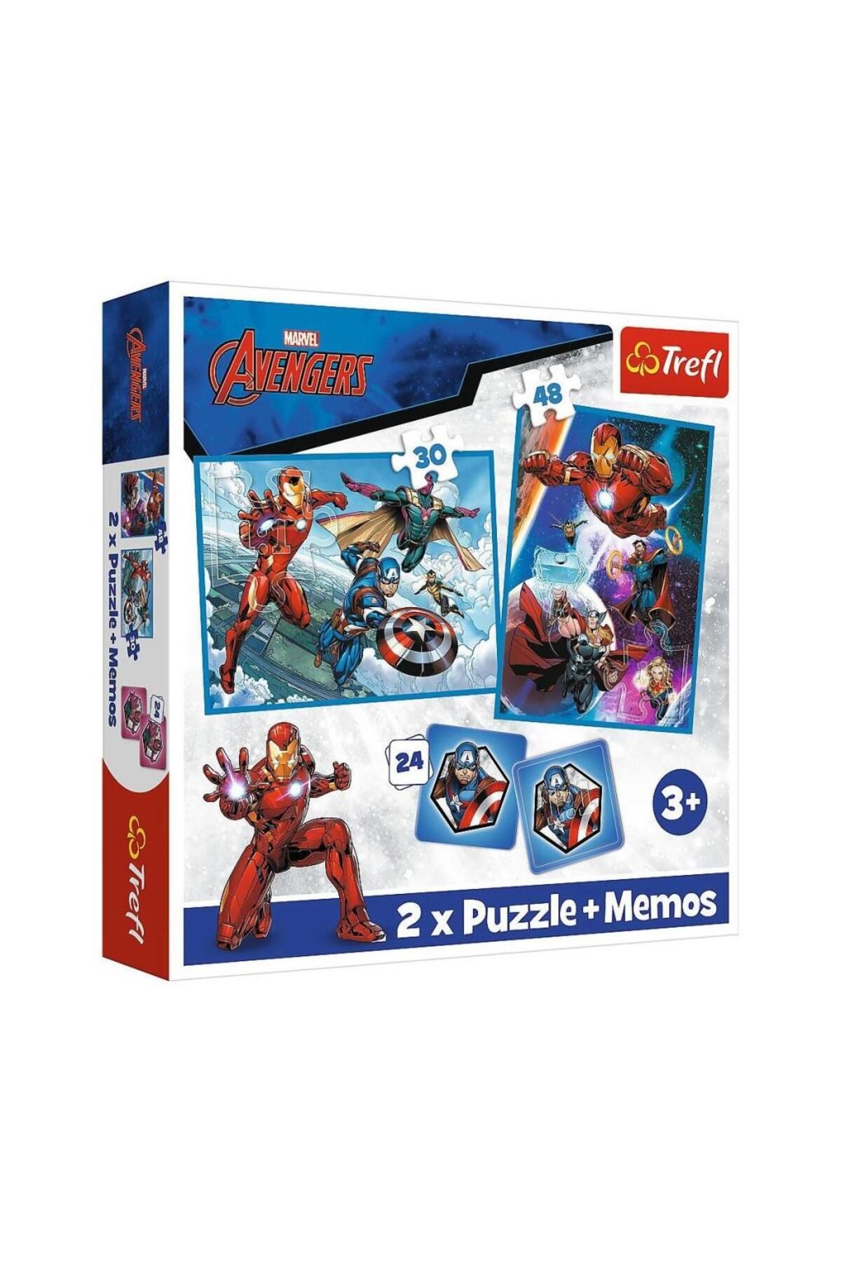 NessiWorld PUZZLE-93333 2W1 Marvel The Avengers Çocuk Puzzle