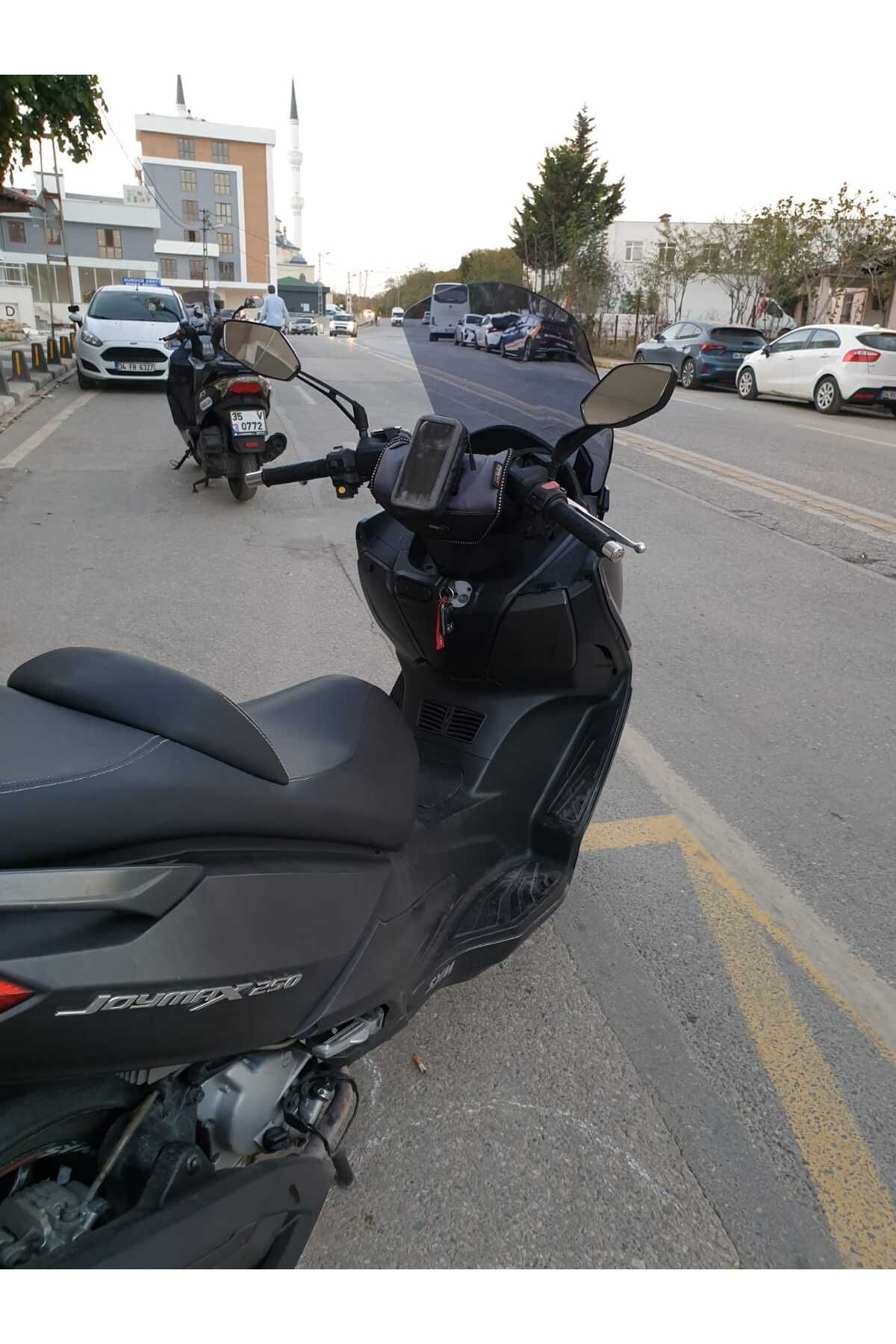 SYM Joymax 250 İ Siperlik Ön Cam 2015 2016 Model 65cm Füme Renkli 4mm APARAT GÖNDERİLMEYECEK