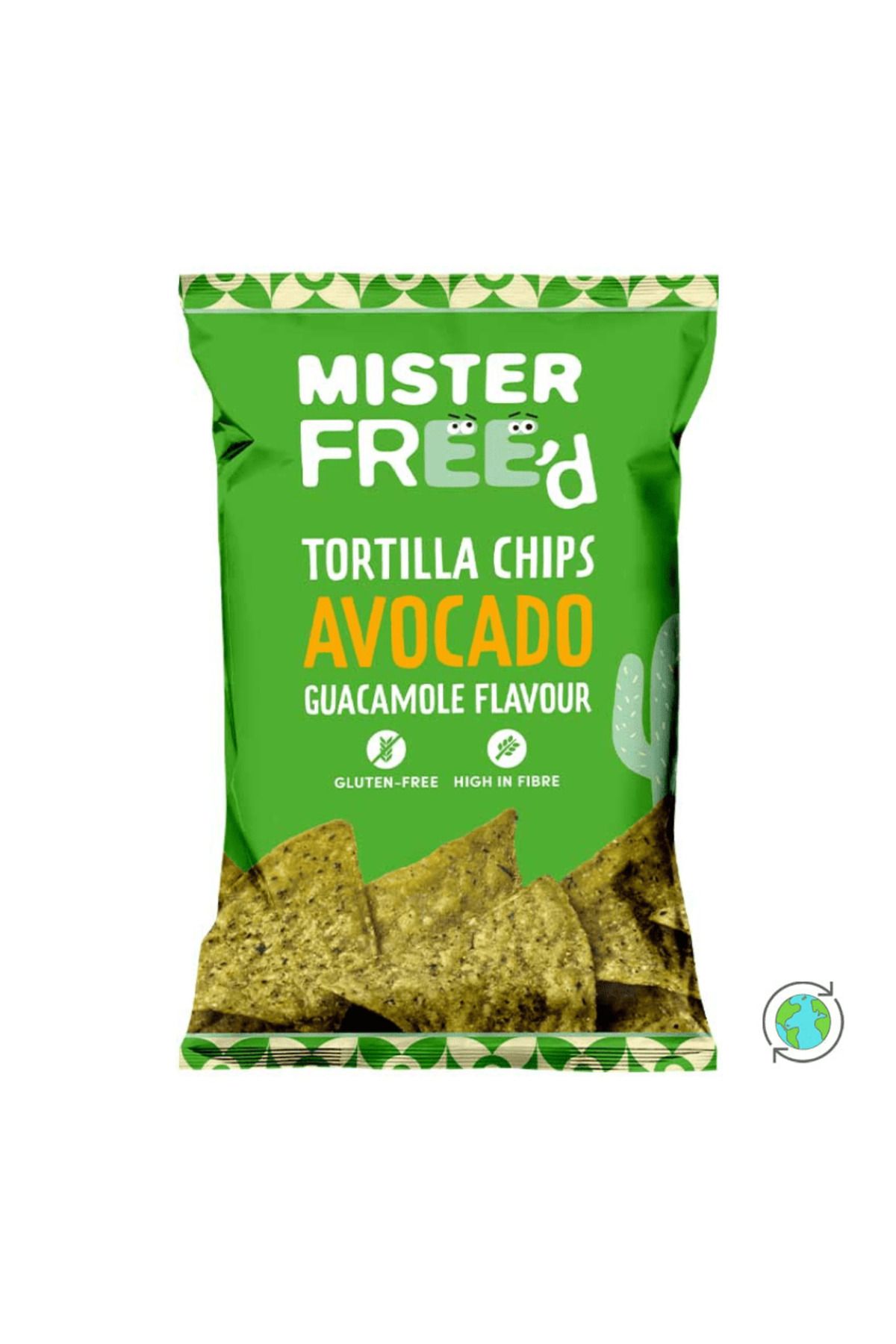 Mister Freed Guacamole Aromalı Tortilla Cips 135G (Eşsiz TAT)