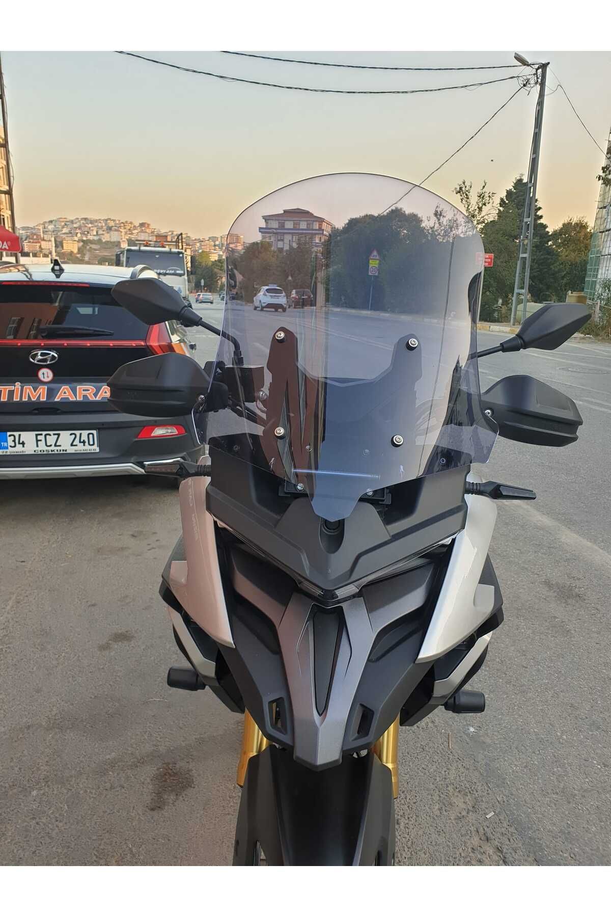 Voge DSX 525 Siperlik Ön Cam 2023-2025 Model 56cm Füme Renkli 4mm