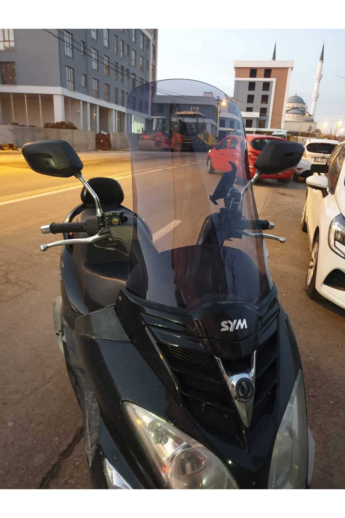 SYM Joyride 200 Siperlik Ön Cam 2009 2018 Model 53cm Füme Renkli 4mm
