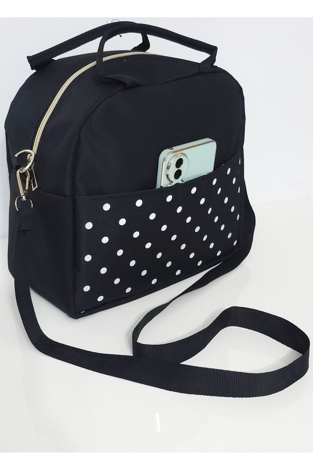 USF Anne Bebek Askılı Taşıma Çantası Isı yalıtımlı Termal Termoslu Yemek, Mama, Beslenme, Gıda Çantası fotoğrafı 4 (önizleme)