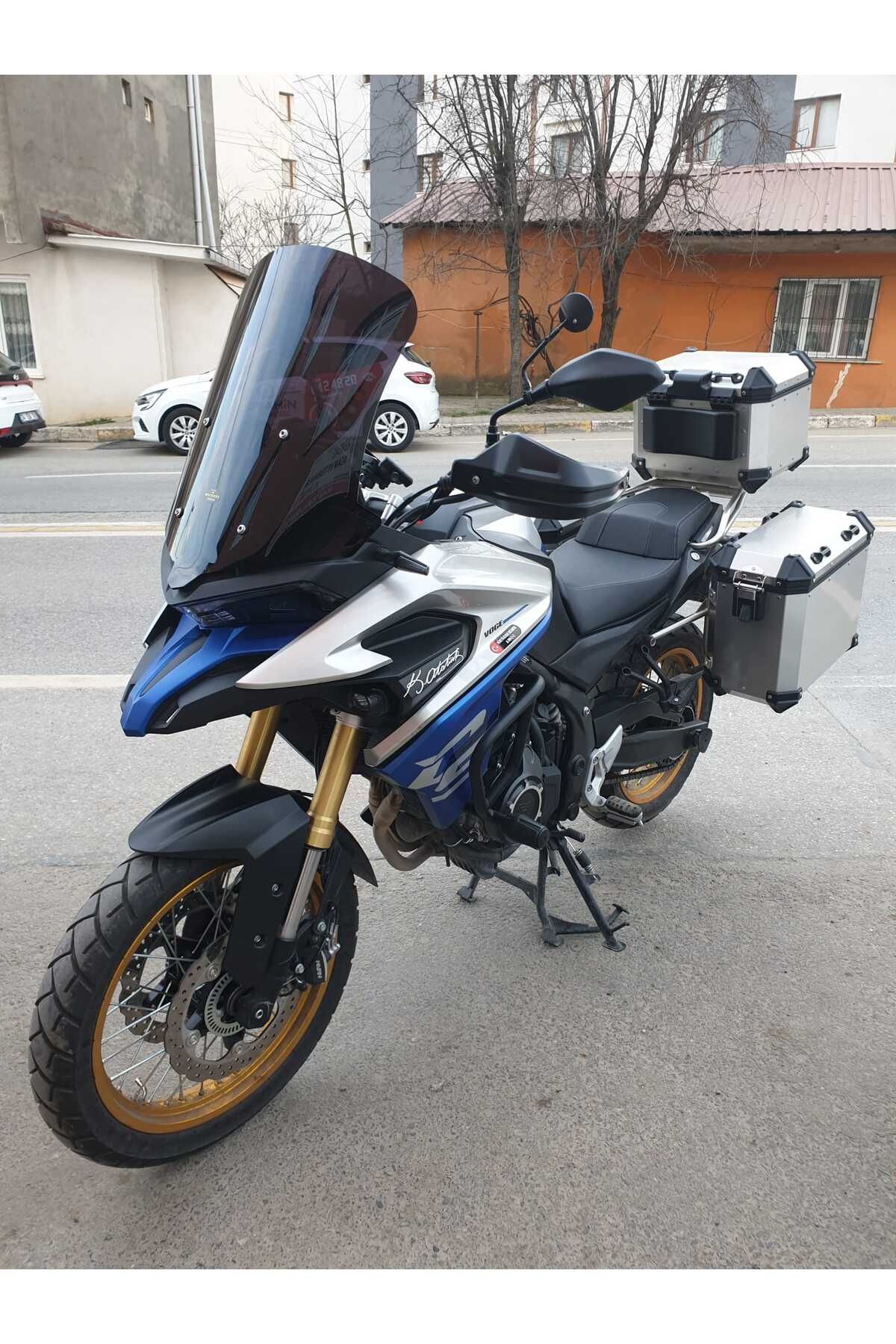 Voge DSX 525 Siperlik Ön Cam 2023-2025 Model 65cm Siyah Renkli 4mm UZUN CAM