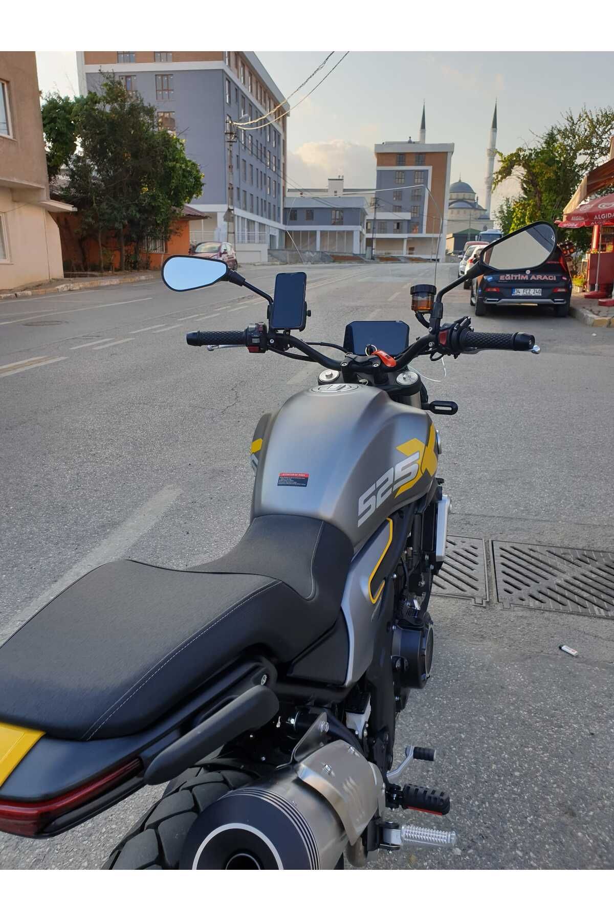 Voge ACX 525 Siperlik Ön Cam 2023-2025 Model 58cm Şeffaf Renkli 4mm