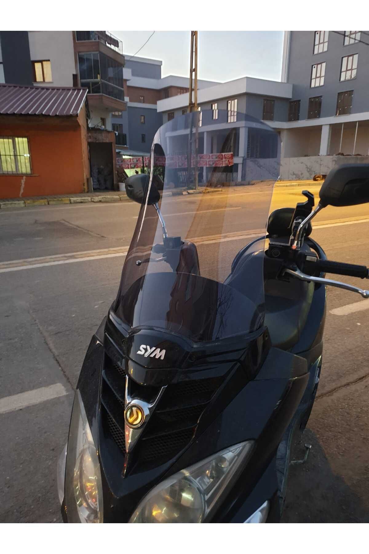 SYM Joyride 200 Siperlik Ön Cam 2009 2018 Model 53cm Füme Renkli 4mm