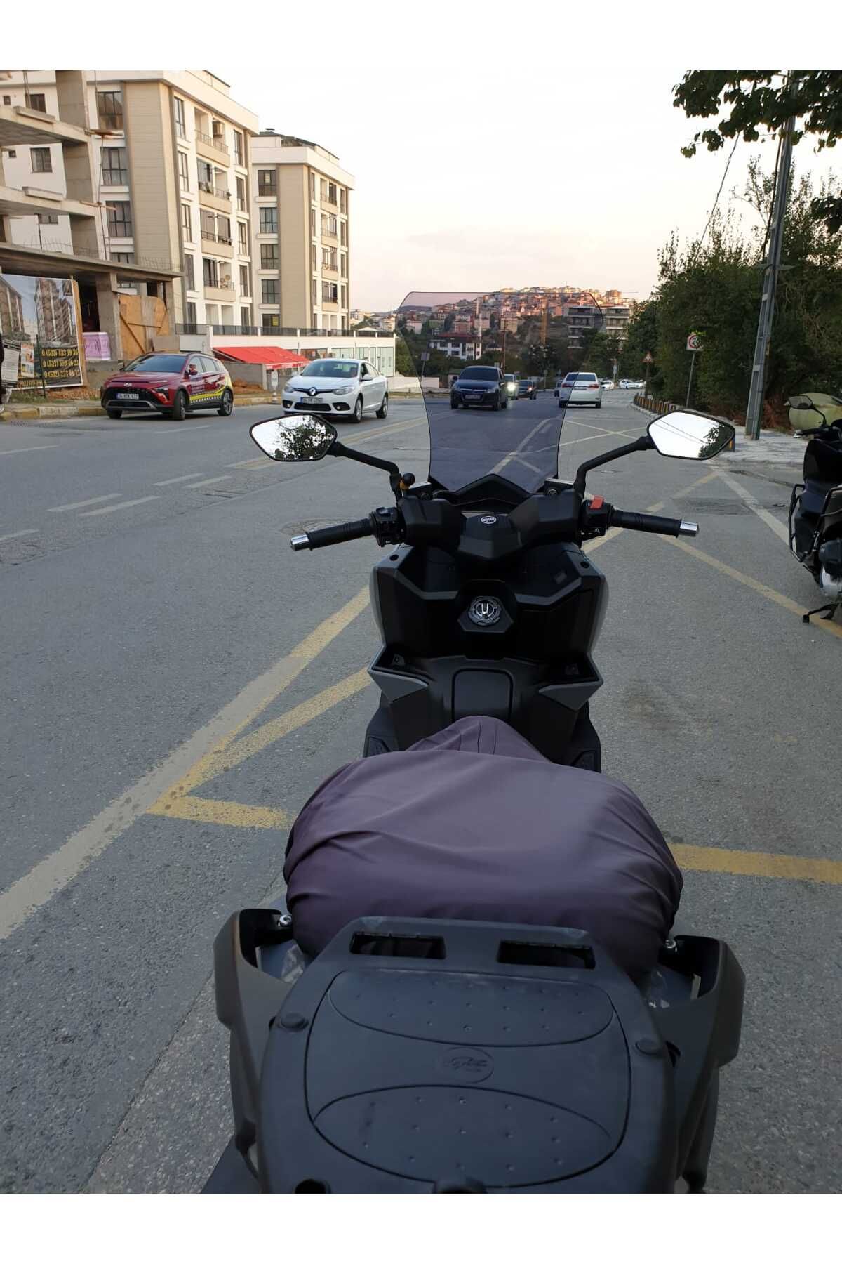SYM Joyride 300 Siperlik Ön Cam 2023-2025 Model 75cm Füme Renkli 4mm UZUN CAM