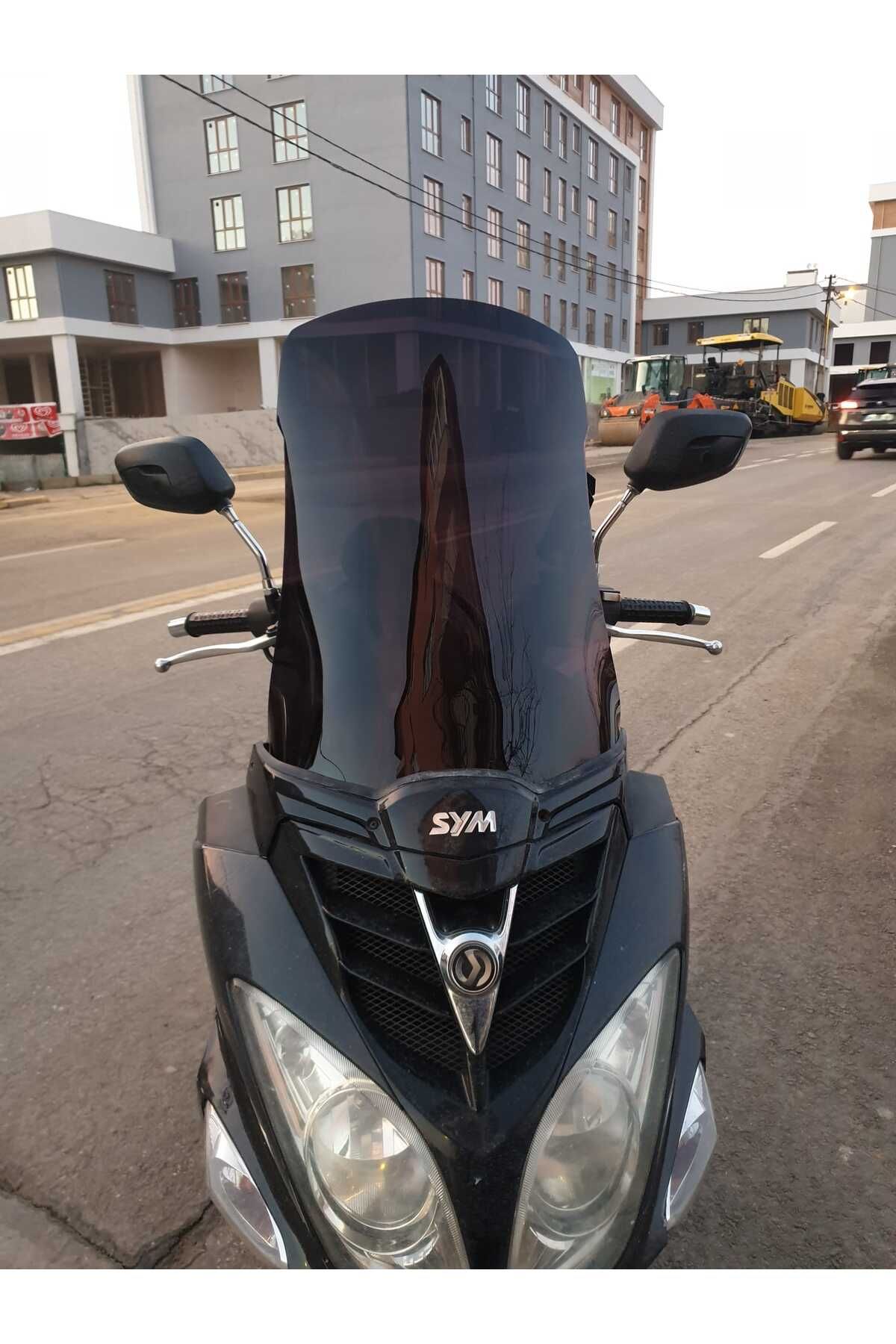SYM Joyride 200 Siperlik Ön Cam 2009 2018 Model 53cm Siyah Renkli 4mm