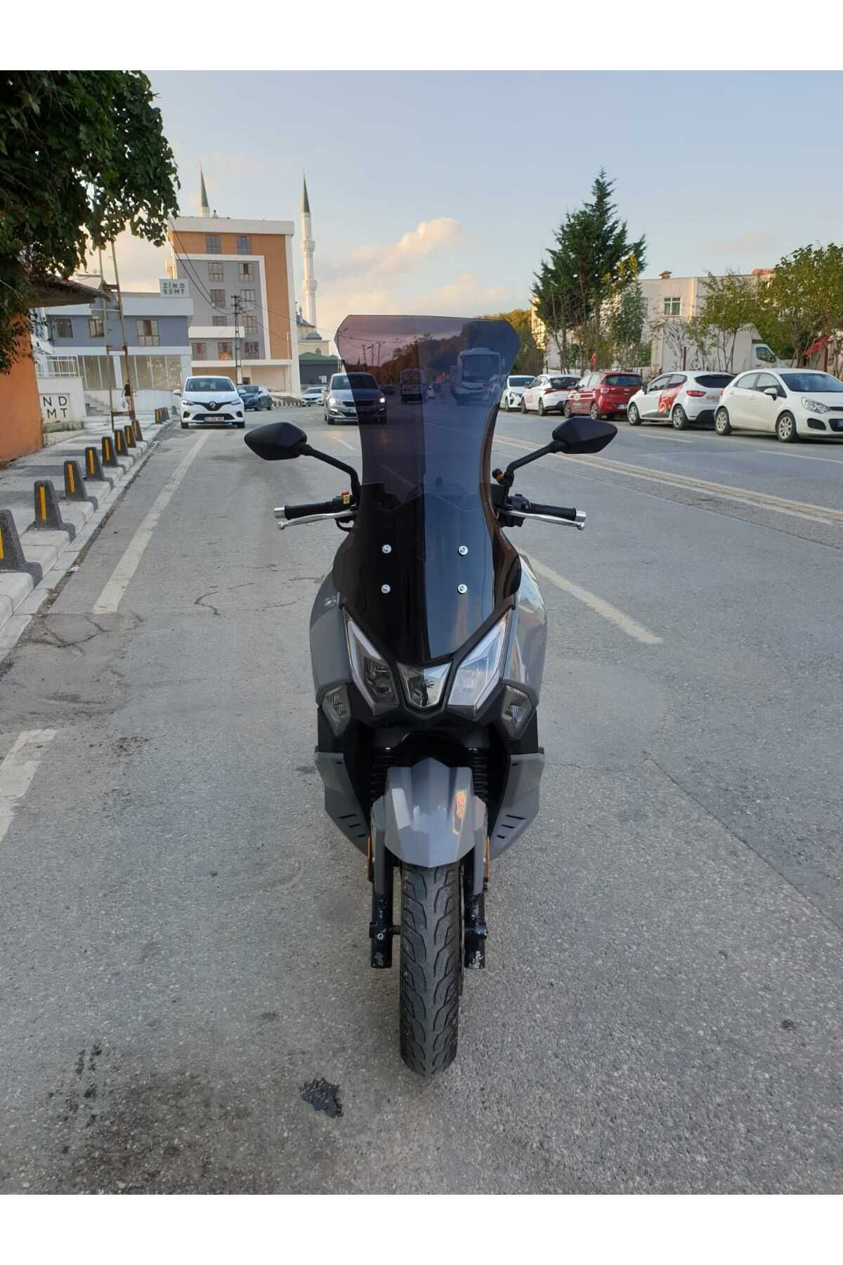SYM Joyride 300 Siperlik Ön Cam 2023-2025 Model 75cm Siyah Renkli 4mm UZUN CAM