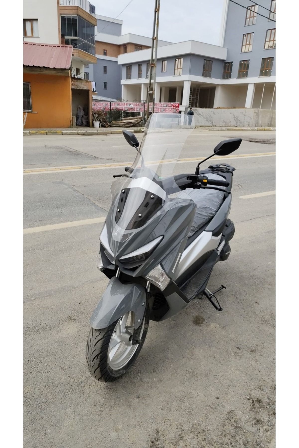 Volta Apec Apx5 Siperlik Ön Cam 2023-2025 Model 78cm şeffaf Renkli 4mm UZUN CAM