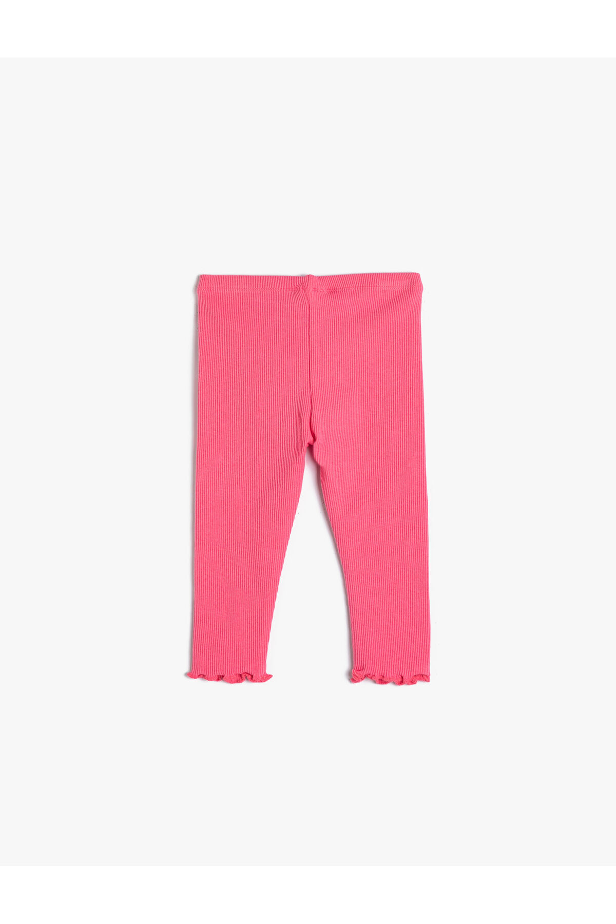 Koton Basic Tayt Fitilli Beli Lastikli Pamuklu Düğme Detaylı fotoğrafı 2 (önizleme)