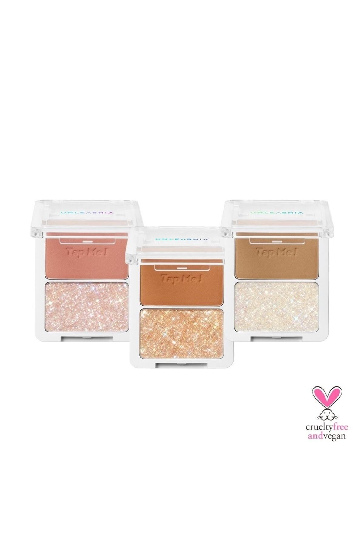 UNLEASHIA-Tap Me Palette Duo No:2 Groovy – Shimmer and Matte Eyeshadow Palette 3