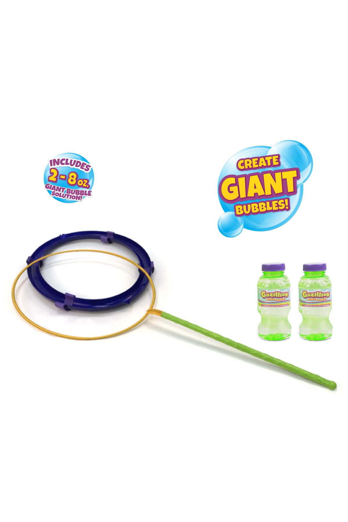 Gazillion Bubbles-Gazillion Kid-in-Bubble With 2 Bottles 8-Ounces Solution 6
