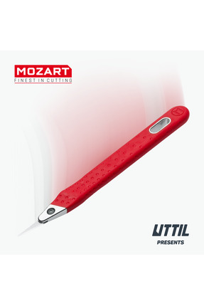 UTTIL Mozart Blades P1A Hassas Kesim Bıçağı, Kretuar, Hobi Maket Bıçağı