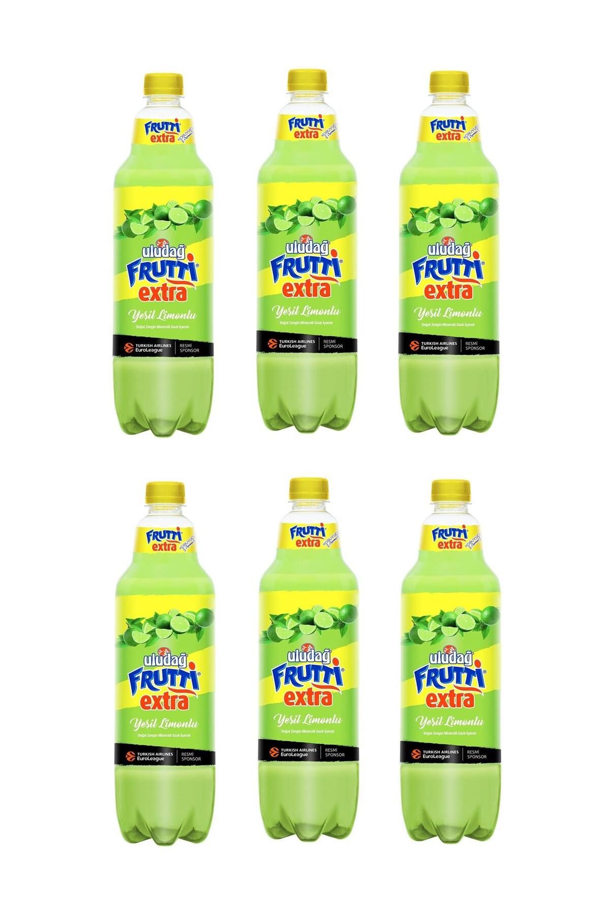 Uludağ Uludağ Frutti Extra Yeşil Limonlu 1 Lt X 6 Adet