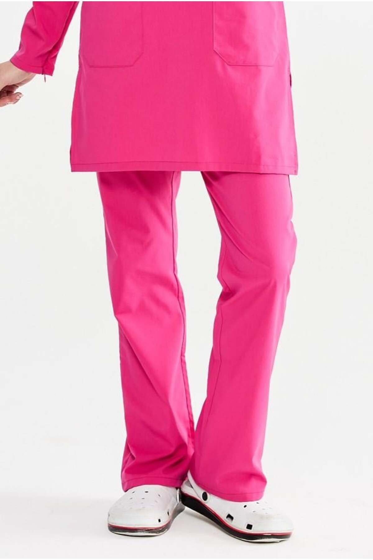 UltraLycra Modest - Lycra Doctor Nurse Hijab Single Bottom Jersey, Fuchsia