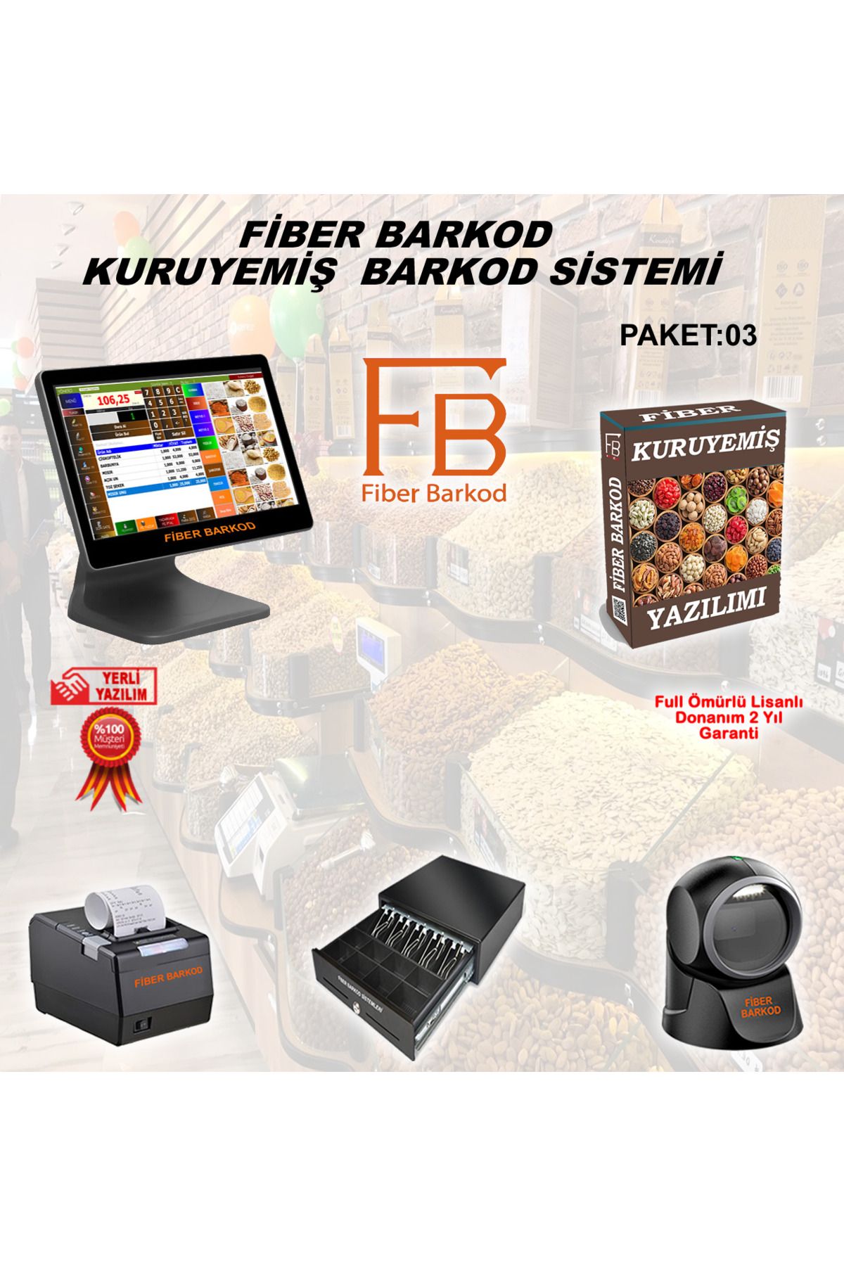 FİBER BARKOD Kuruyemiş Barkod Sistemi-3