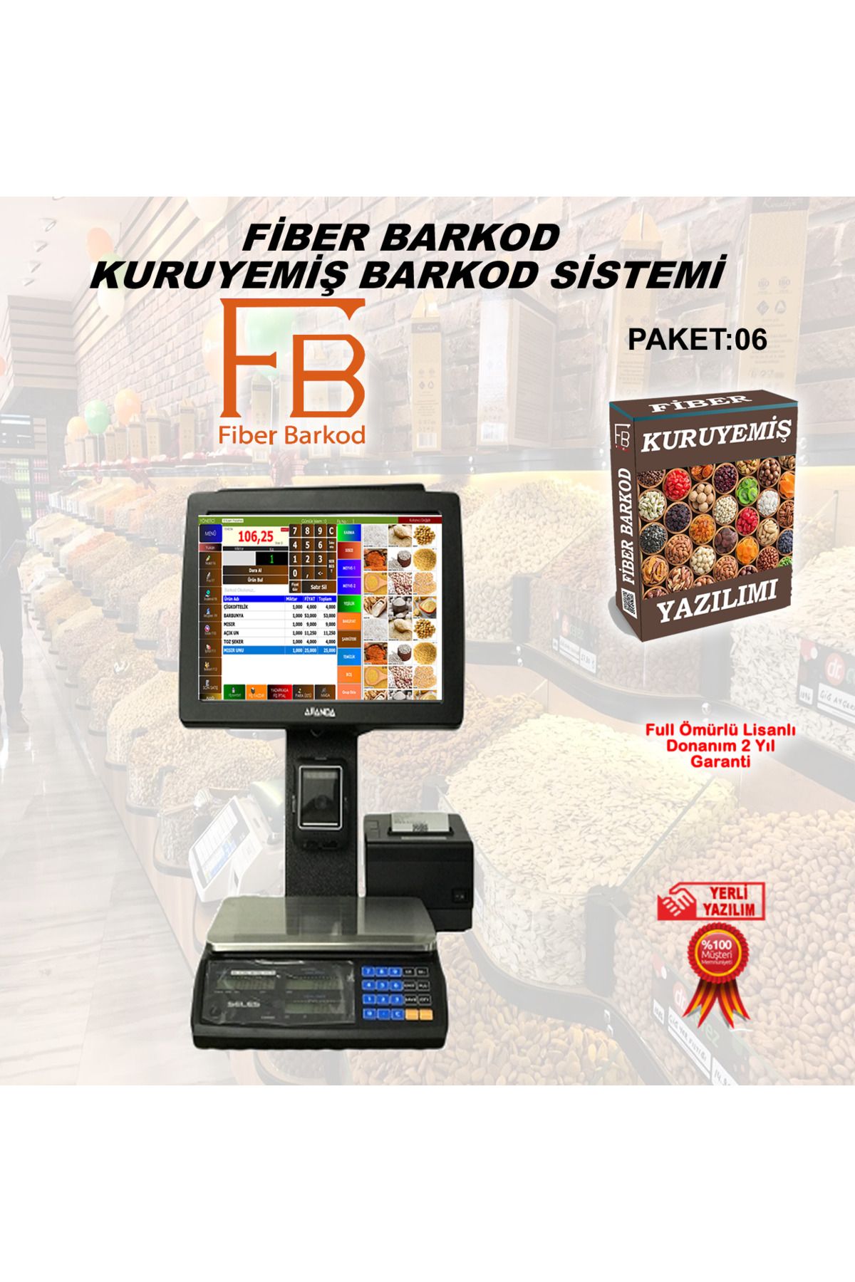 FİBER BARKOD Kuruyemiş Barkod Sistemi-6