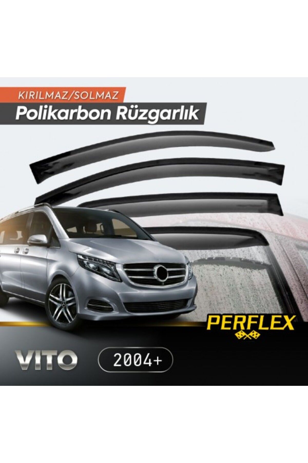 emek hasır çok emek verdik Mercedes Vito 2004+ Cam Rüzgarlığı V2 Düz