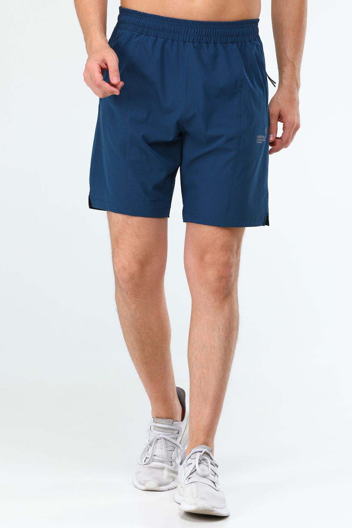 speedlife-Pantaloni scurți pentru bărbați Indigo Regular Straight Lycra XE0278 1