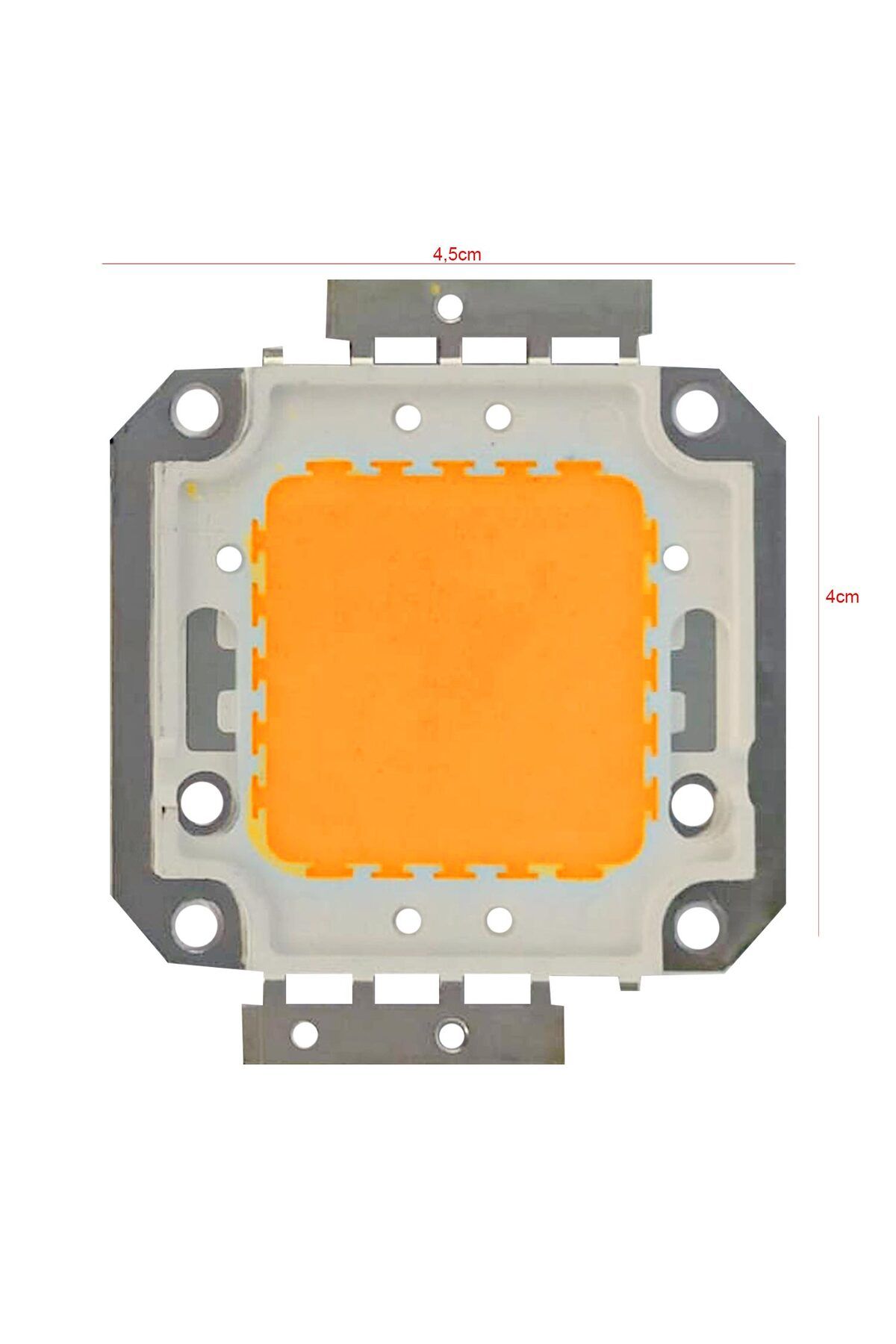 NZM TİCARET Projektör Cob Led Amber 12V 50W