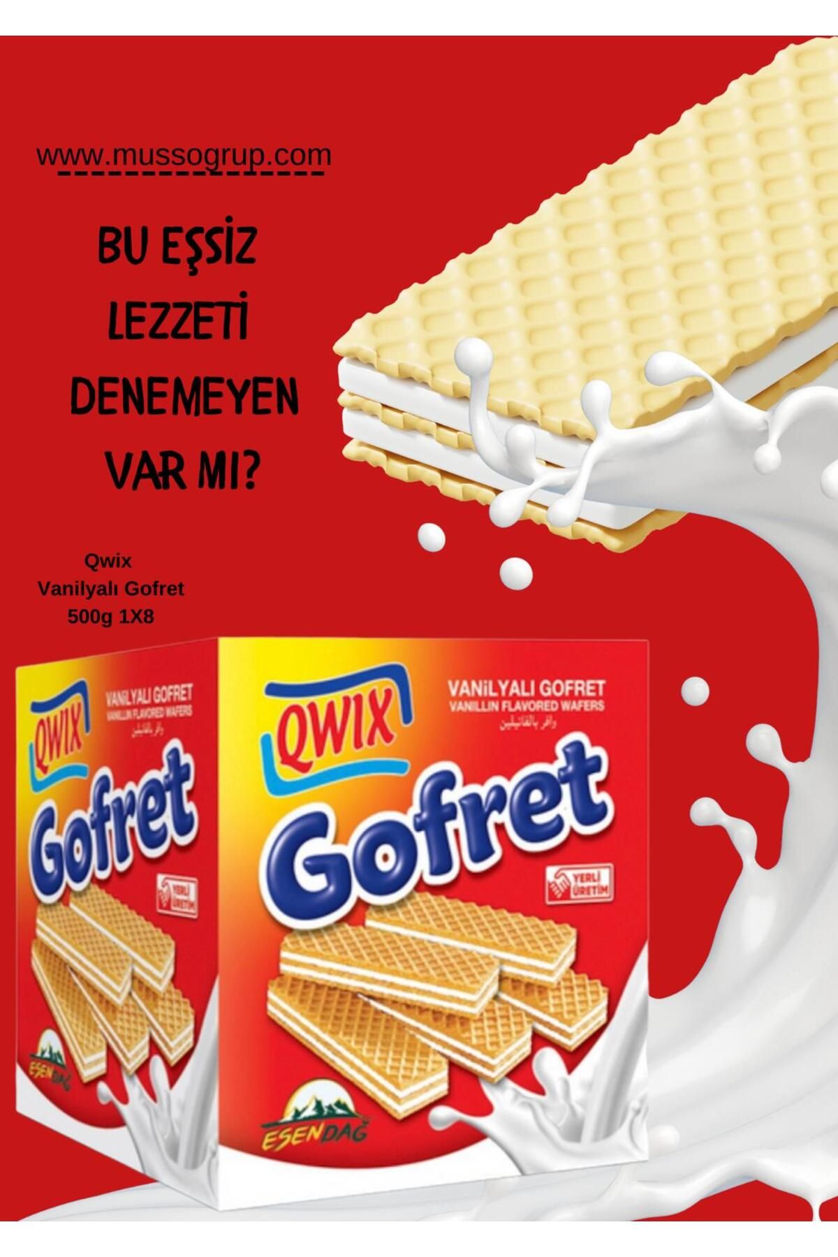 Musso Qwix Vanilyalı Gofret Net 500g