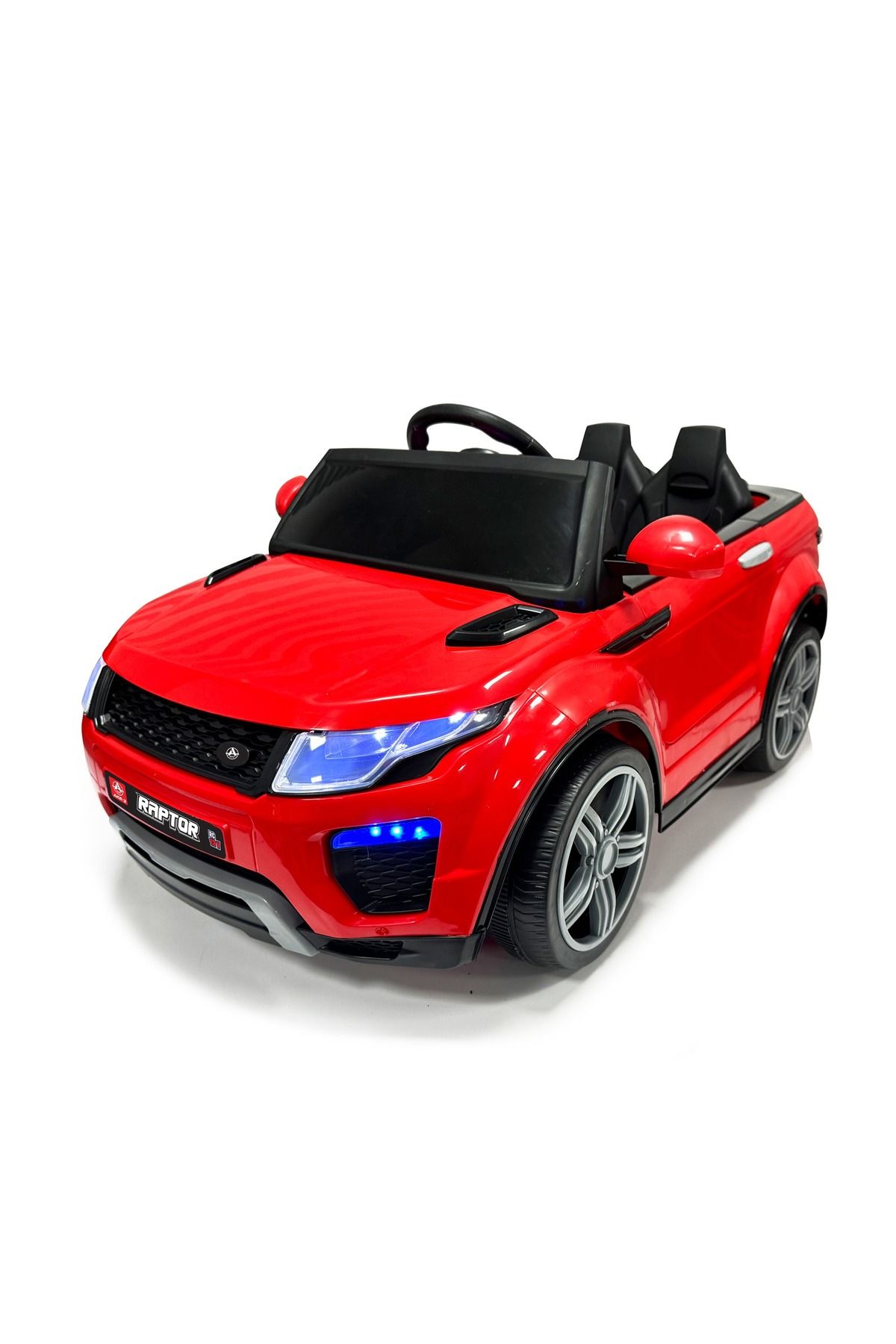 akar toys Akar Raptor 12V Uzaktan Kumandalı Akülü Jeep Kırmızı – Üst Düzey Konfor ve Eğlence Sunar