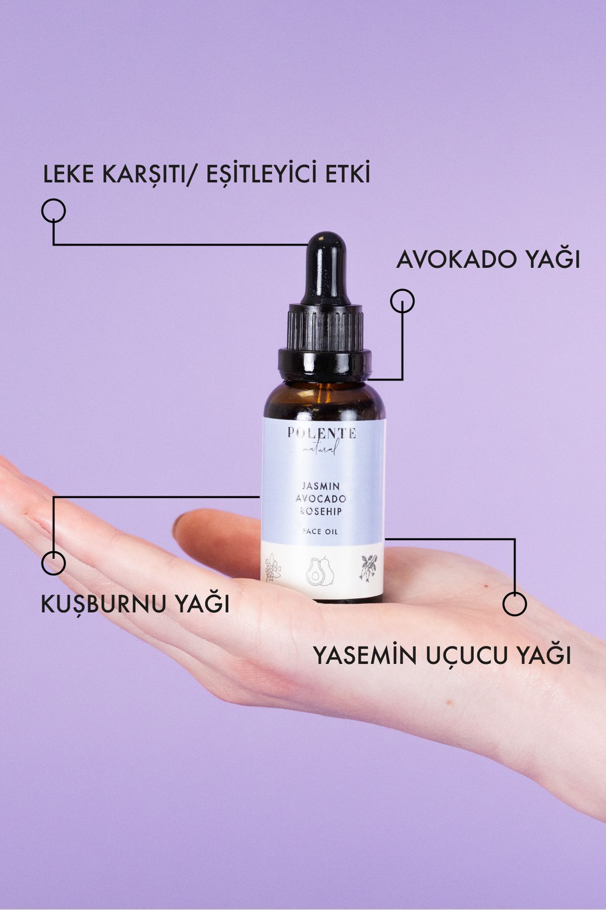 روغن صورت متعادل کننده یاس و گل رز (30 میلی لیتر) — مرطوب کننده، متعادل کننده — تصویر 3 از 7