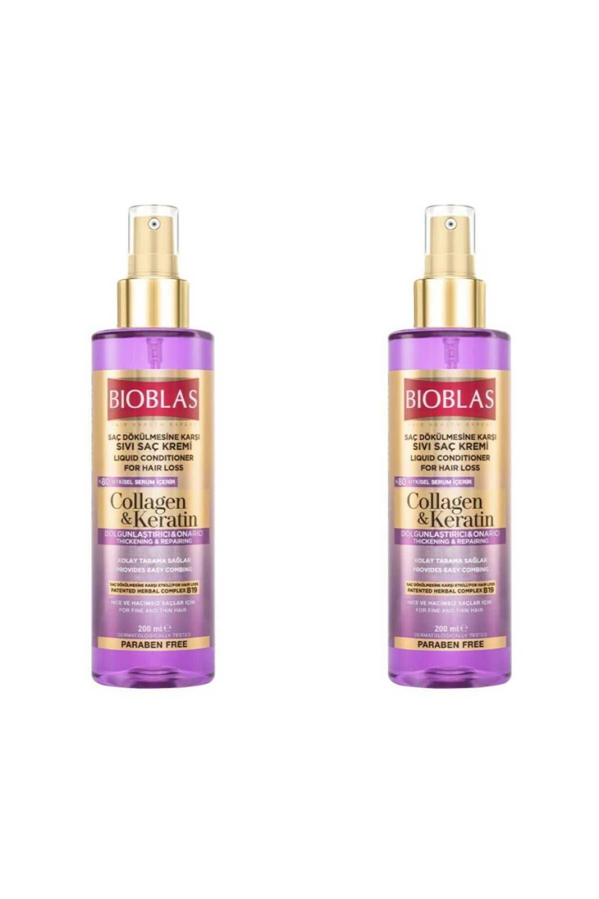 Bioblas Sıvı Saç Kremi Kolajen+keratin 2 X 200ml