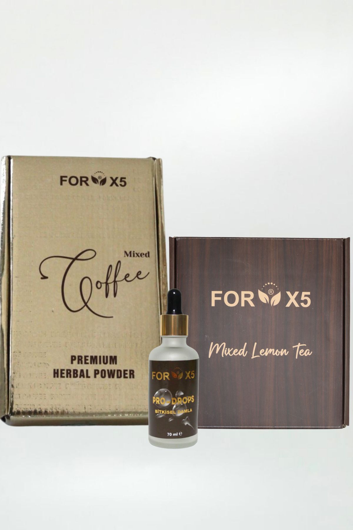 FORX5 COFFEE & DETOX SET - PRO DROPS DAMLA HEDİYELİ