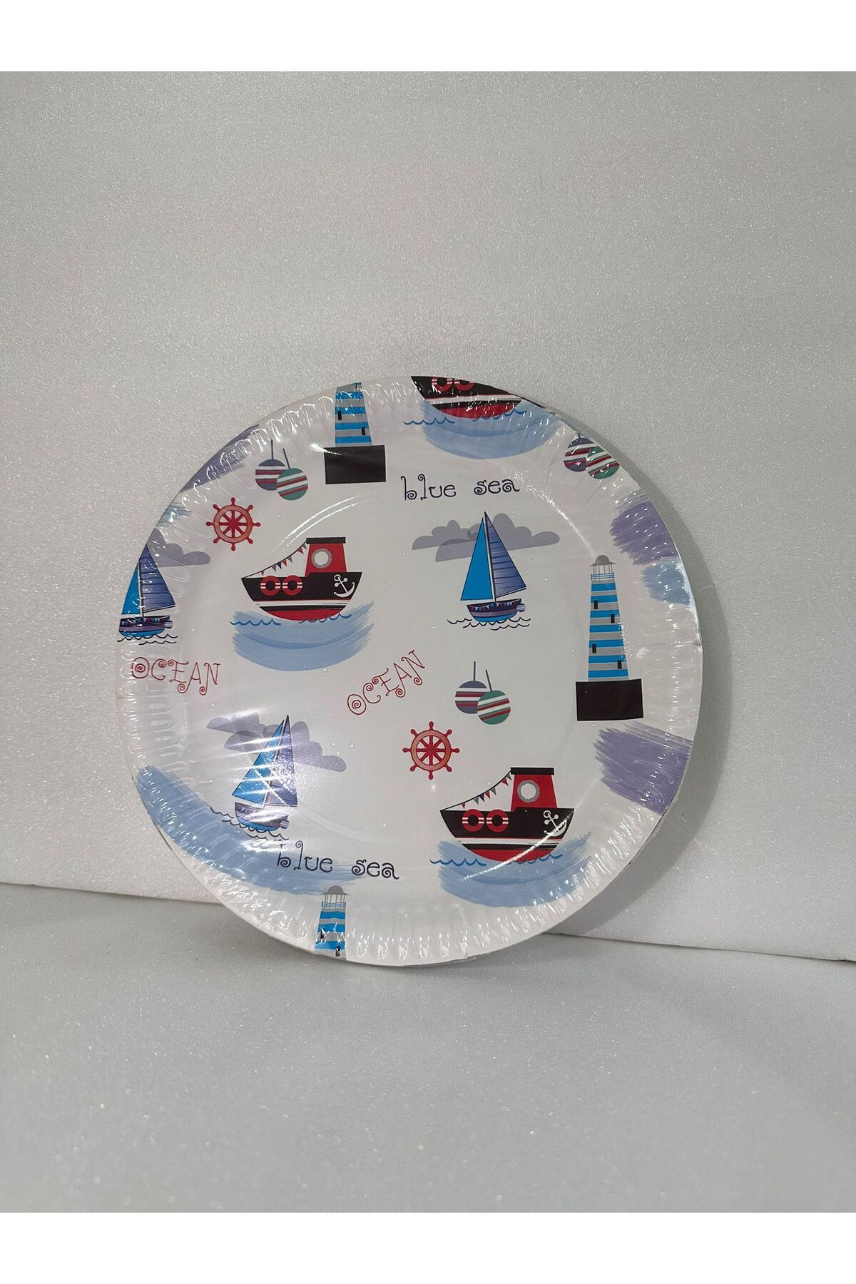Cadde Süs-Sailor Set of 8 Paper Plates and Cups 2