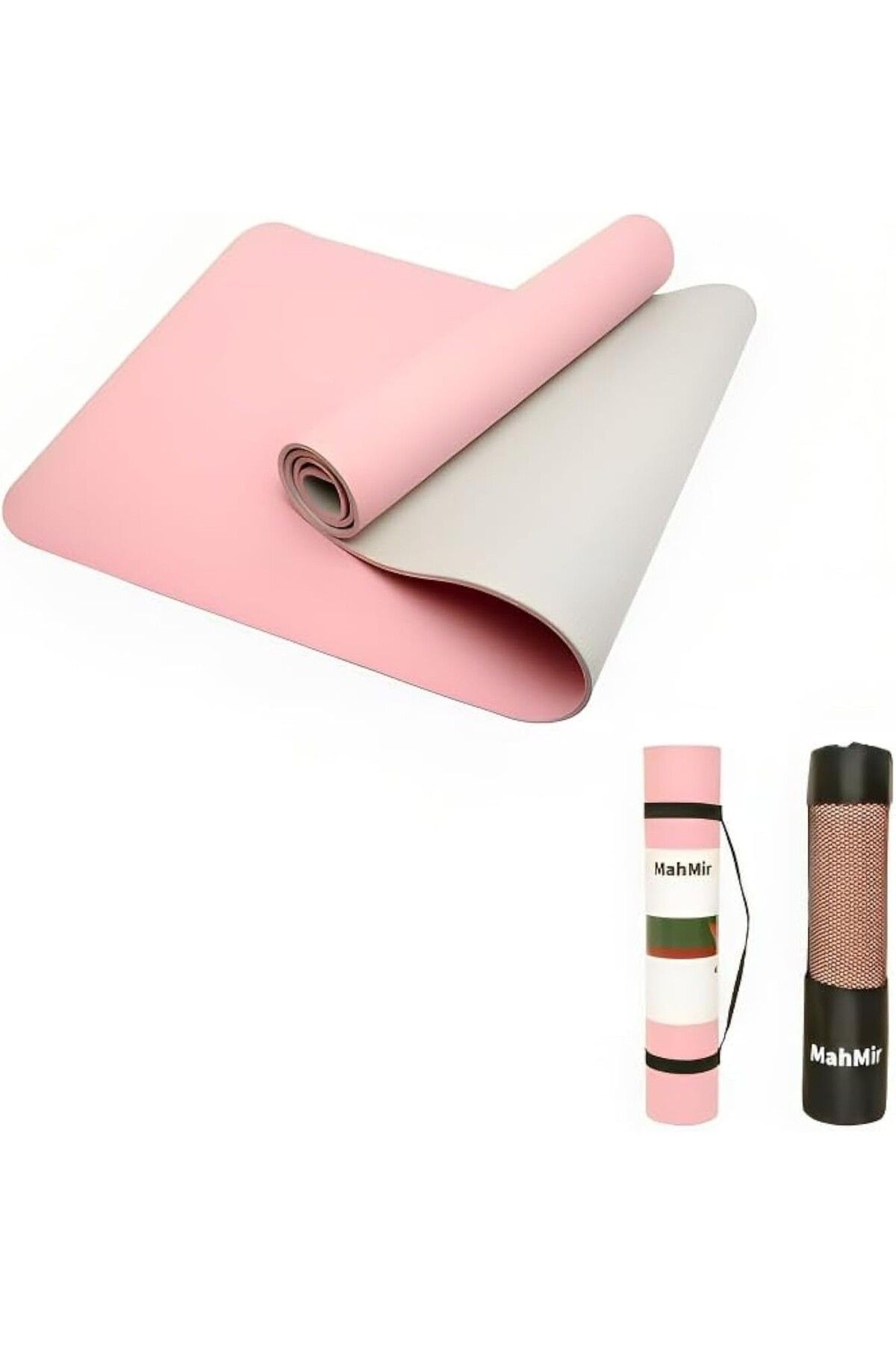 MAHMIR Yoga Mat - Anti-Slip Fitness Mat, Taşıma Çantası İle (183CM x 61CM x 6MM)