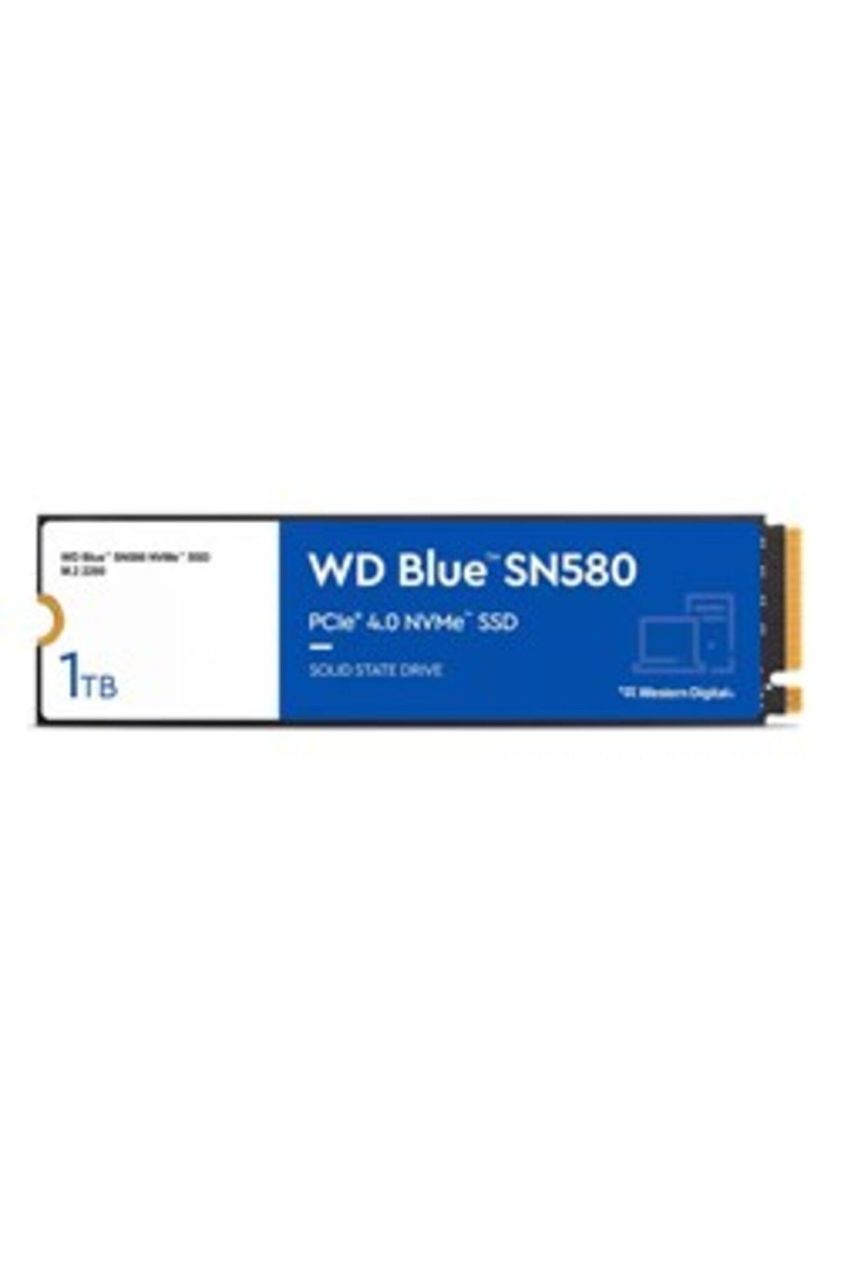 WD Blue Sn580, Wds100t3b0e, 1tb, 4150/4150, Gen4, Nvme Pcıe M.2 2280, Ssd