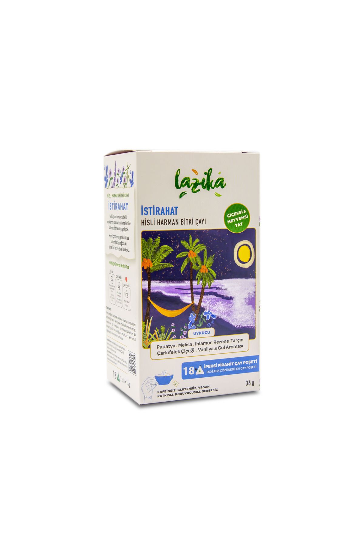 LAZİKA-Set of 2 Pacifluorated Sleep Tea and Feeling Harman - Rest 2