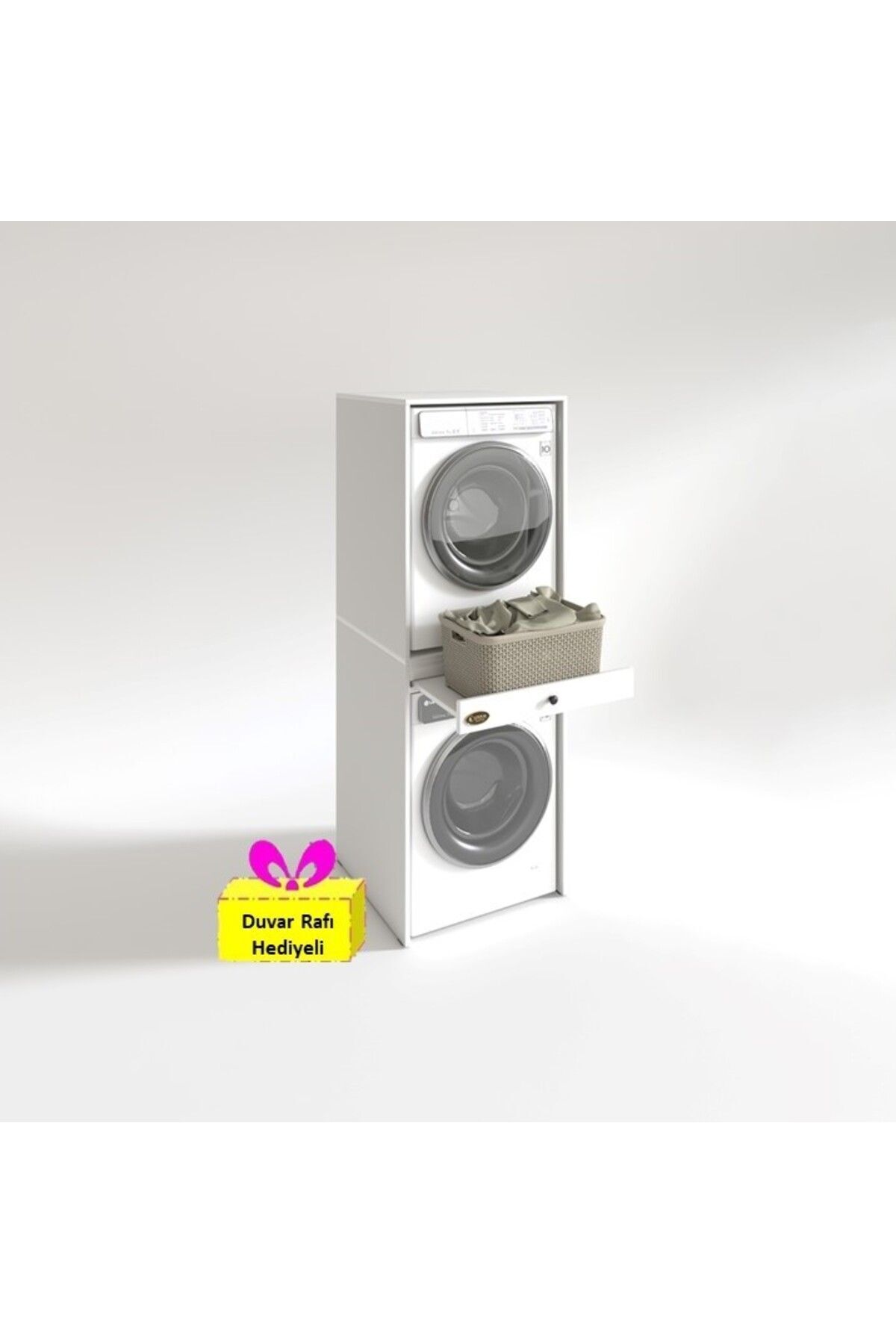 Kenzlife Çamaşır-Kurutma Makinesi Dolabı Avi Senna Byz 187*070*60