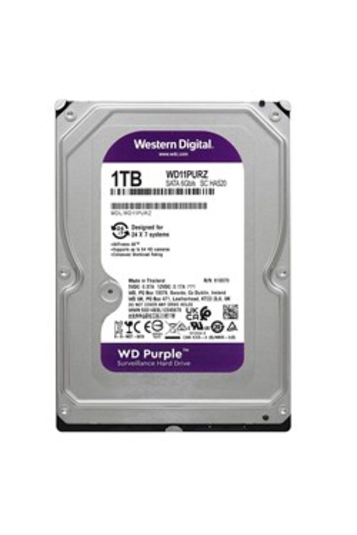 WD Purple 1TB 5400Rpm 64MB -WD11PURZ