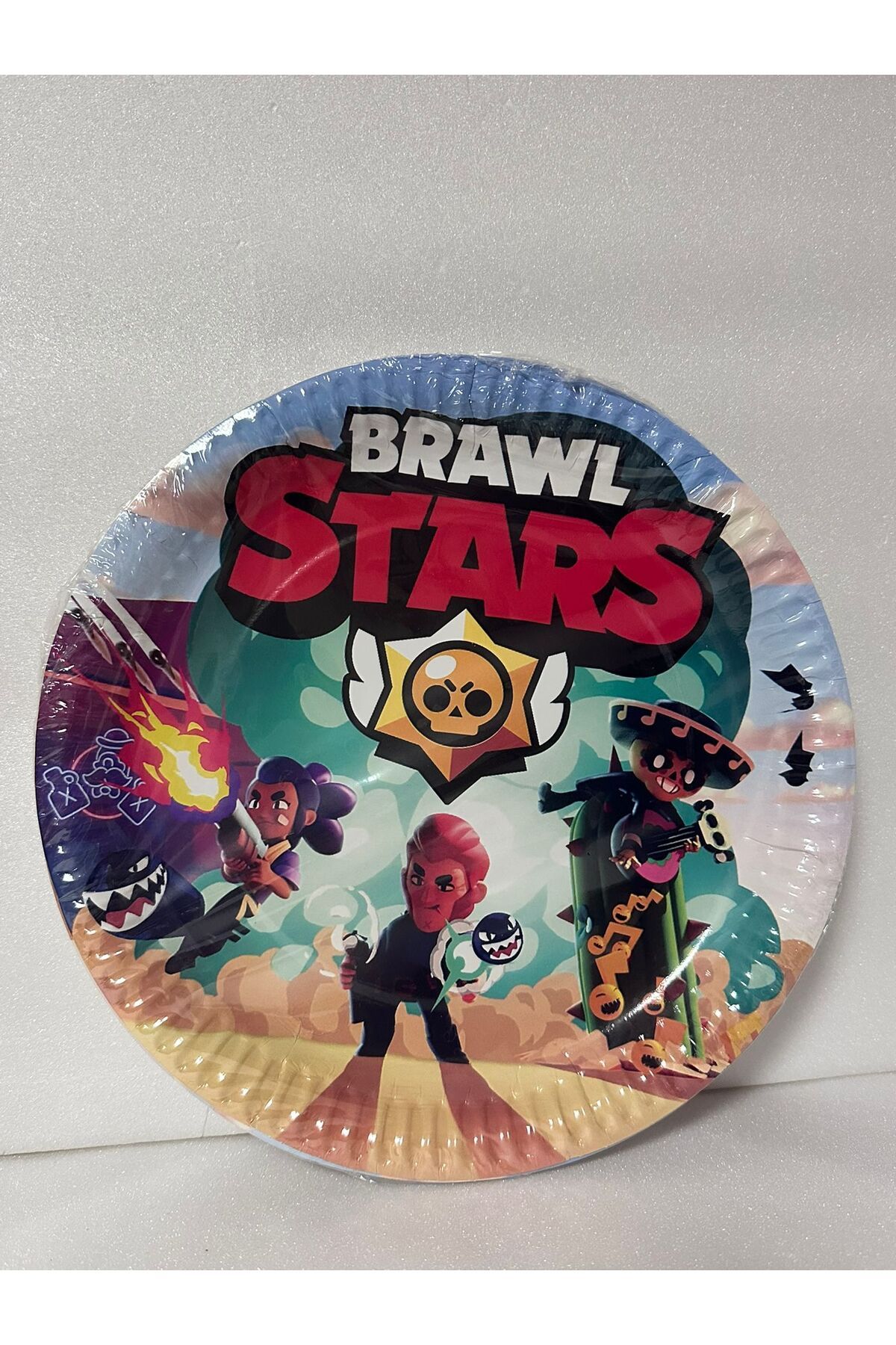 Cadde Süs-Brawl Stars Set of 8 Paper Plates and Cups 2