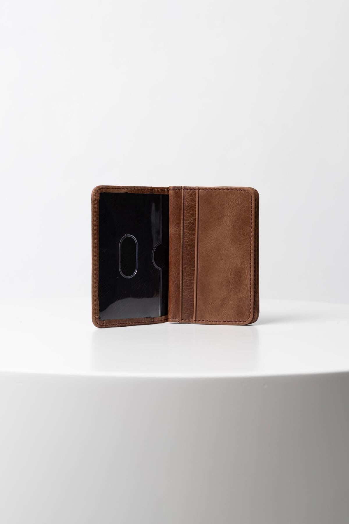 BAYDERİ-Suımir Genuine Leather Card Holder Wallet 3