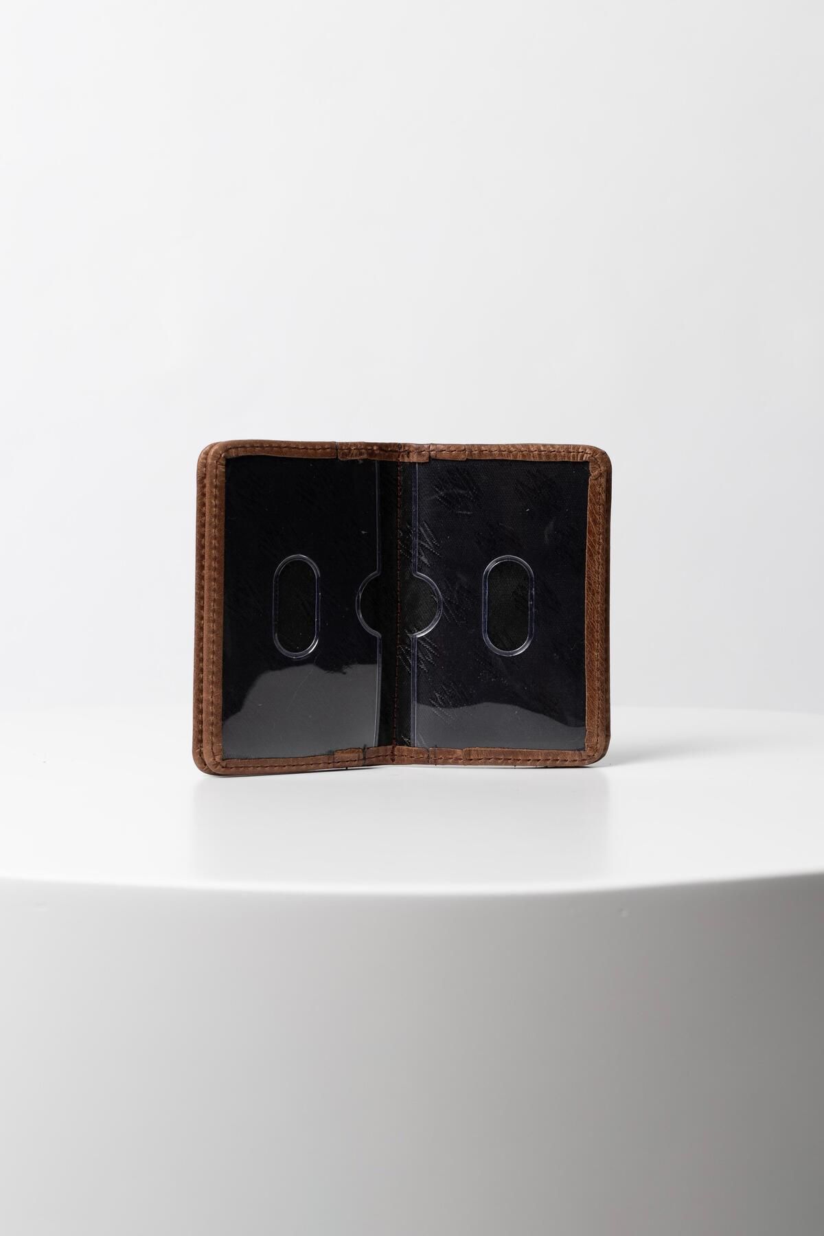 BAYDERİ-Suımir Genuine Leather Card Holder Wallet 5